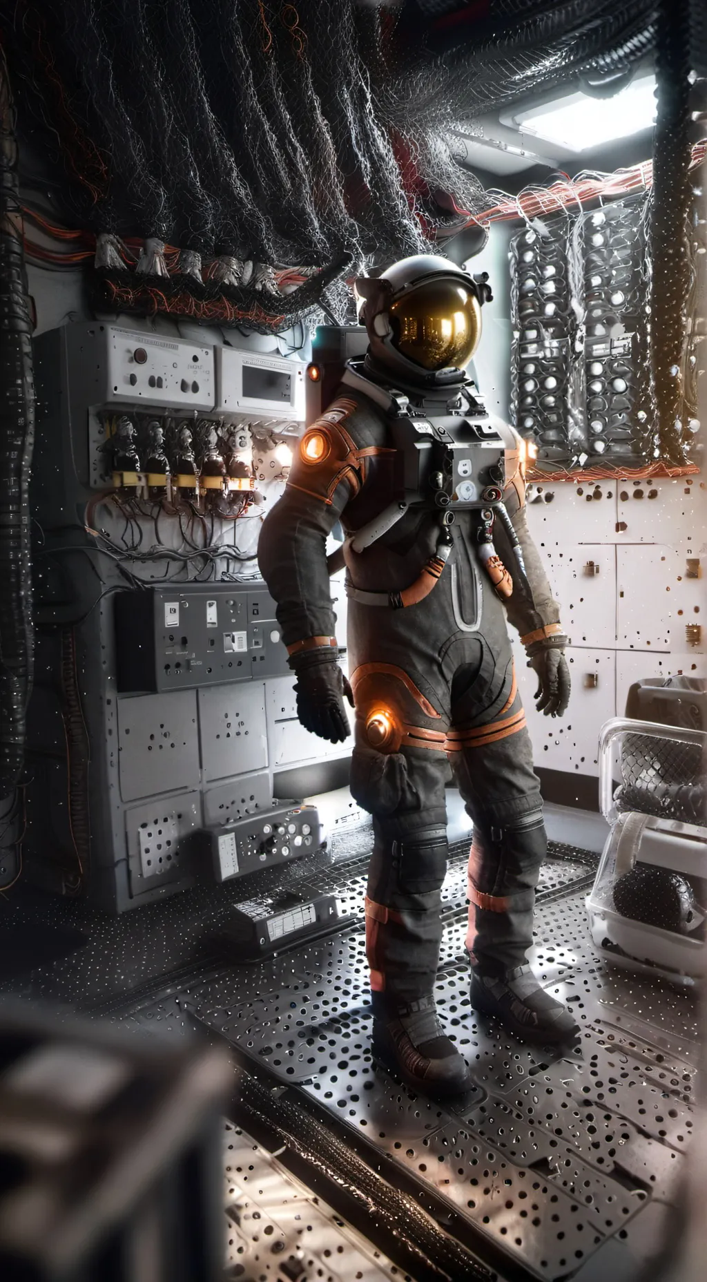 ai character: Among us ඩා background