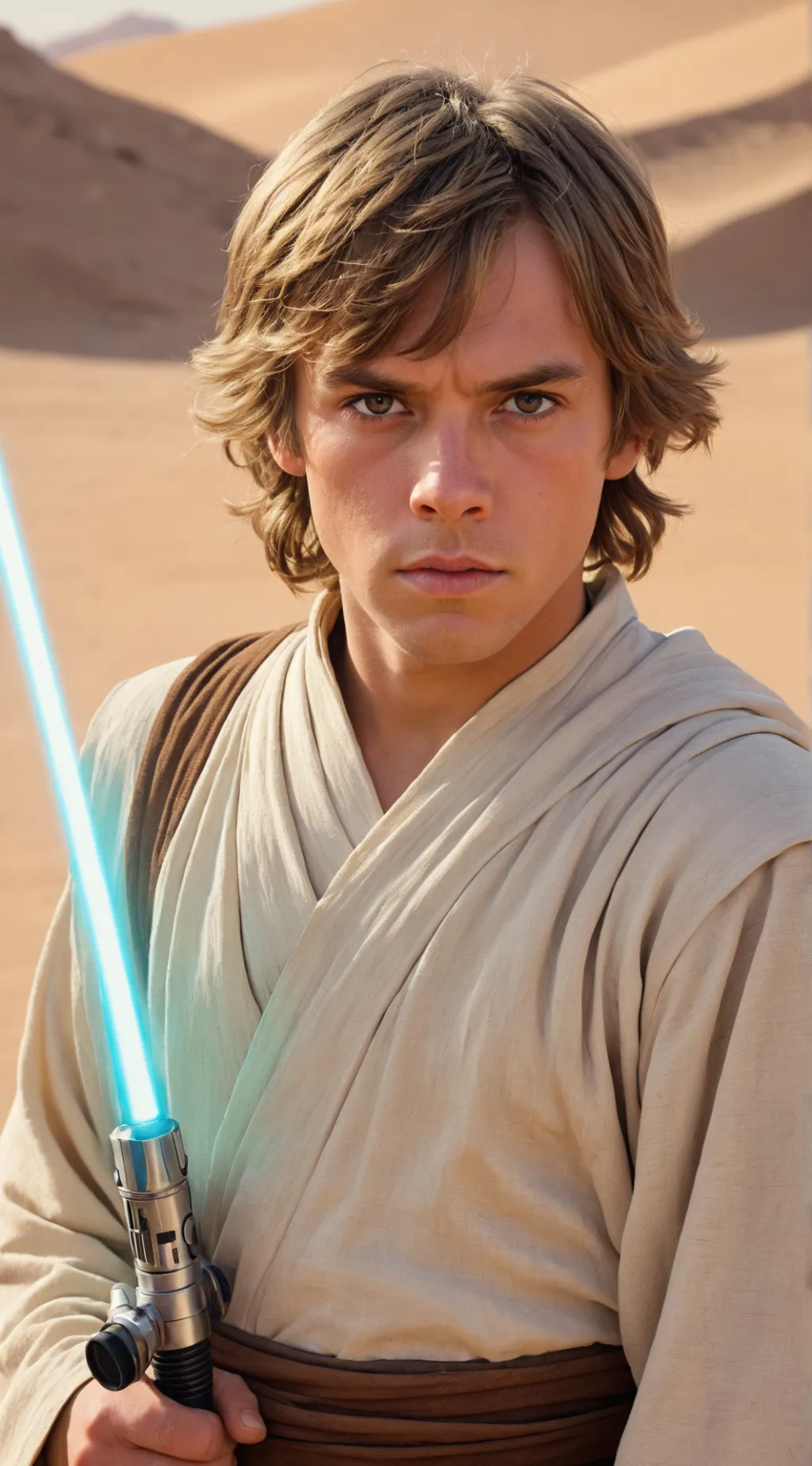 ai character: Luke Skywalker background