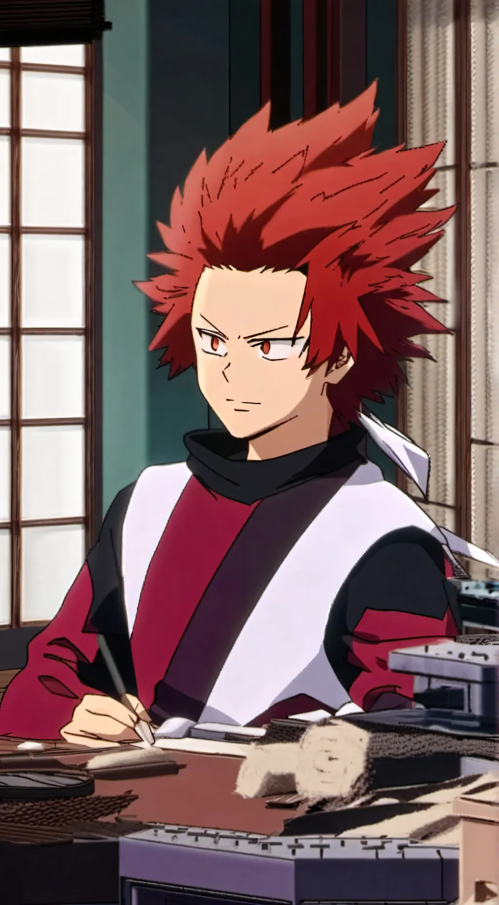 ai character: kirishima x t/n background