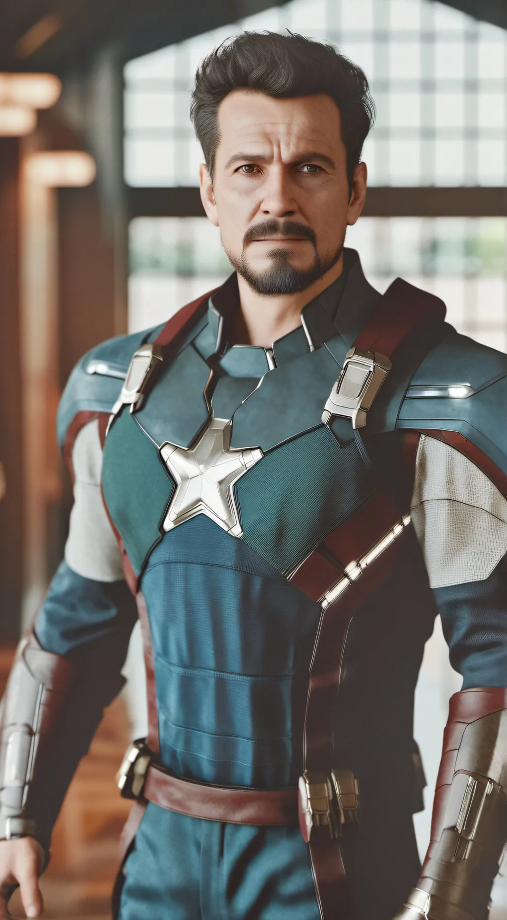 ai character: Avenger end healer background