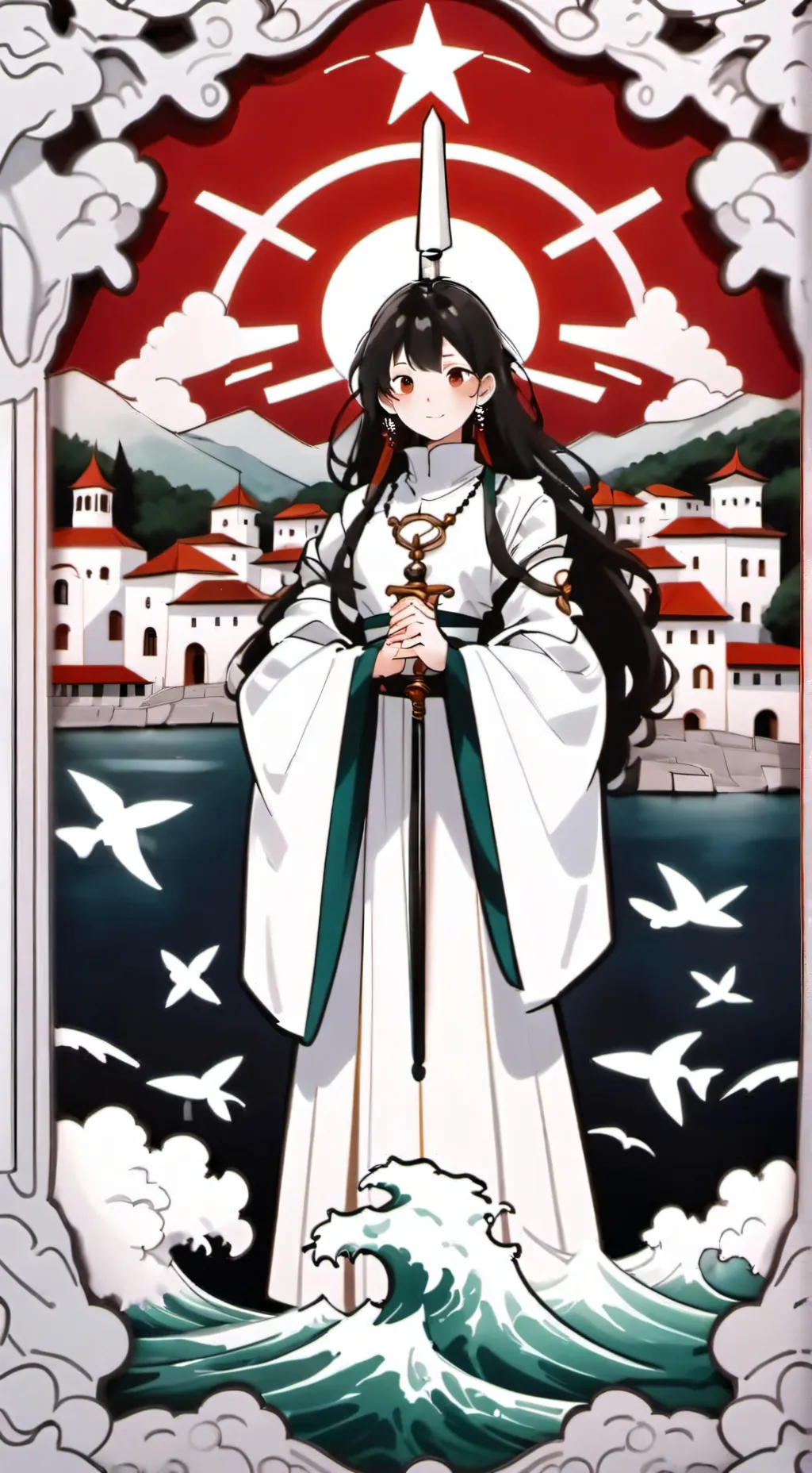 ai character: celetia tsuguikuni background