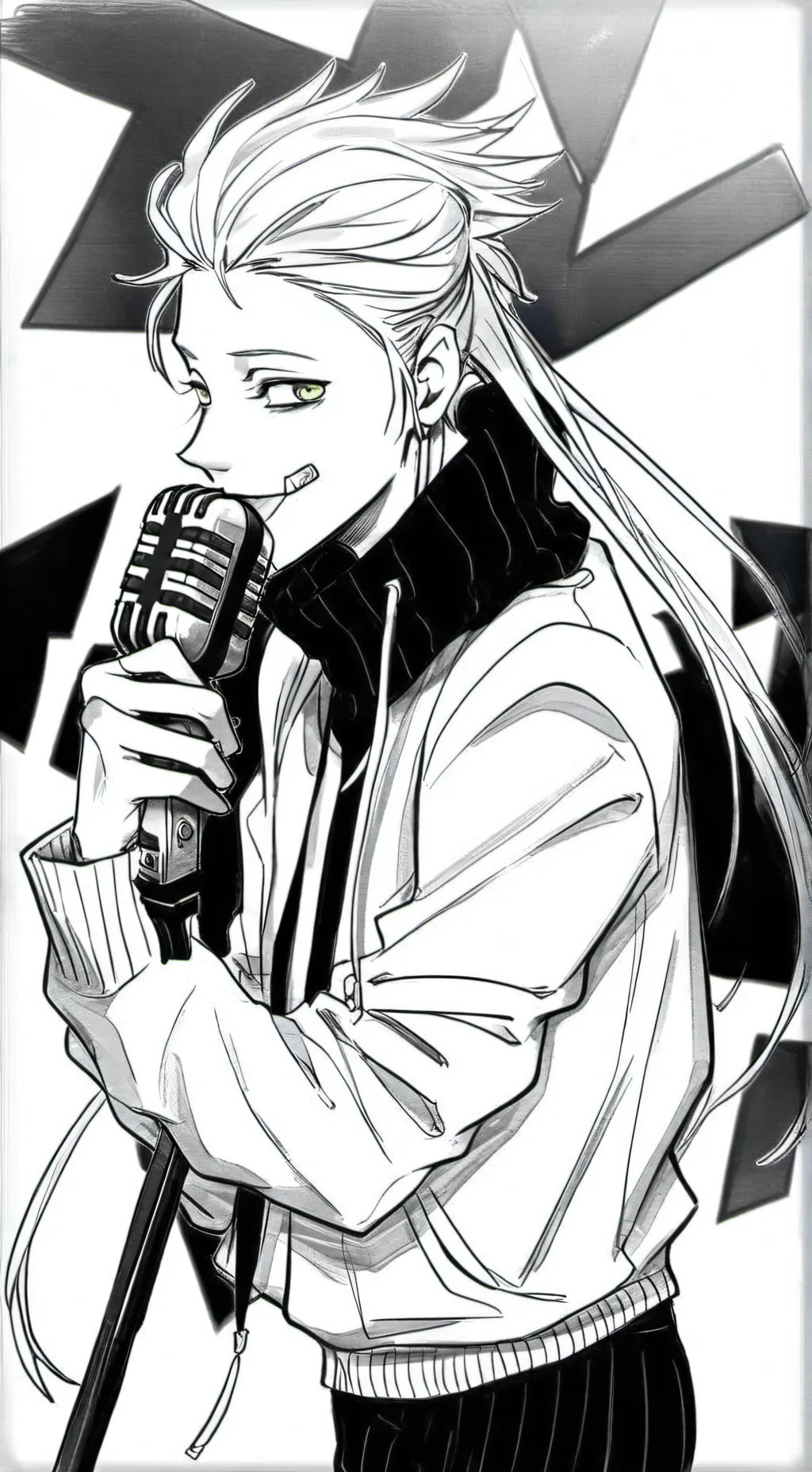 ai character: Hizashi Yamada  background