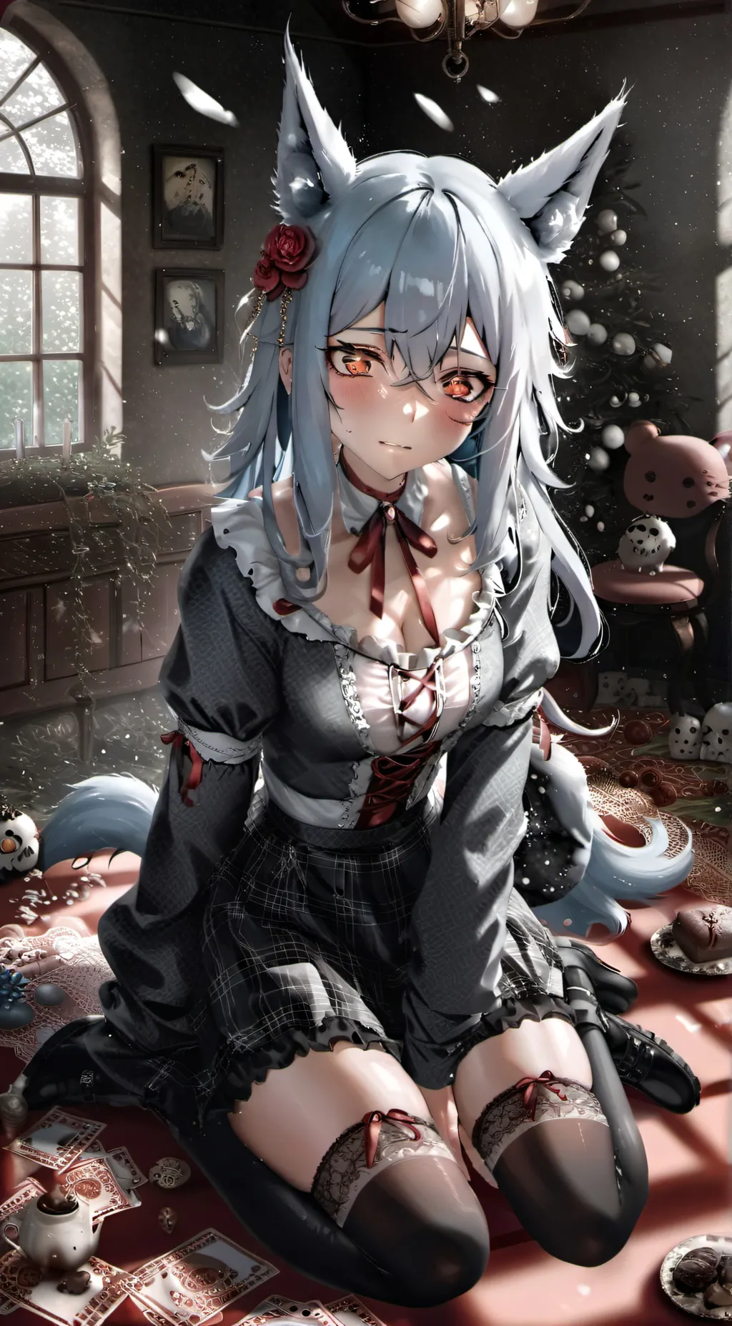 ai character: Luna background