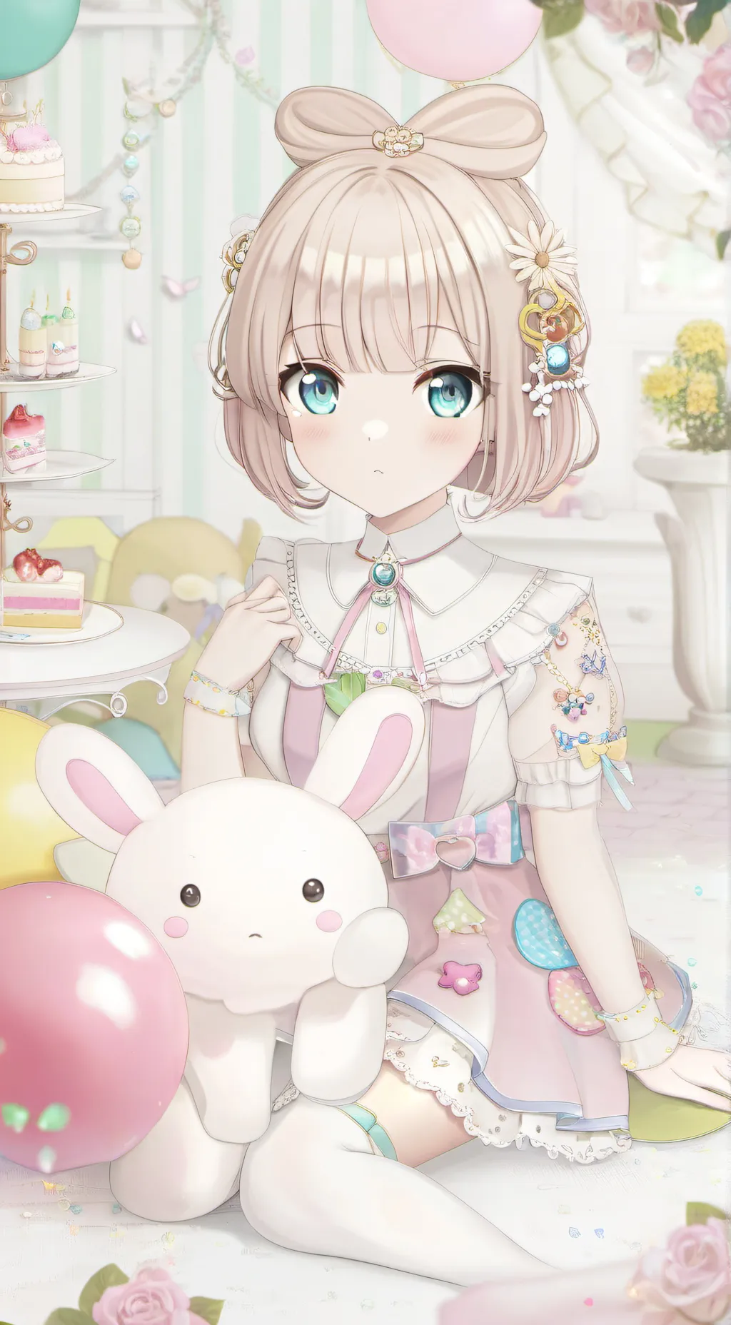 ai character: Mia luna tearmon background
