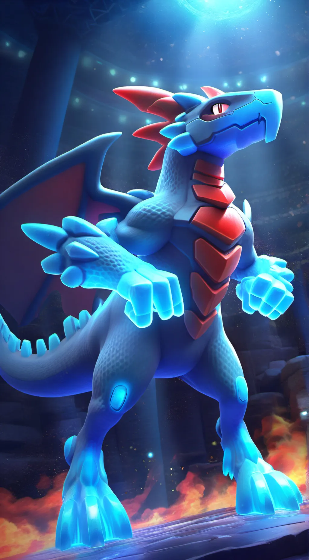 ai character: Kyogre el pokemon background