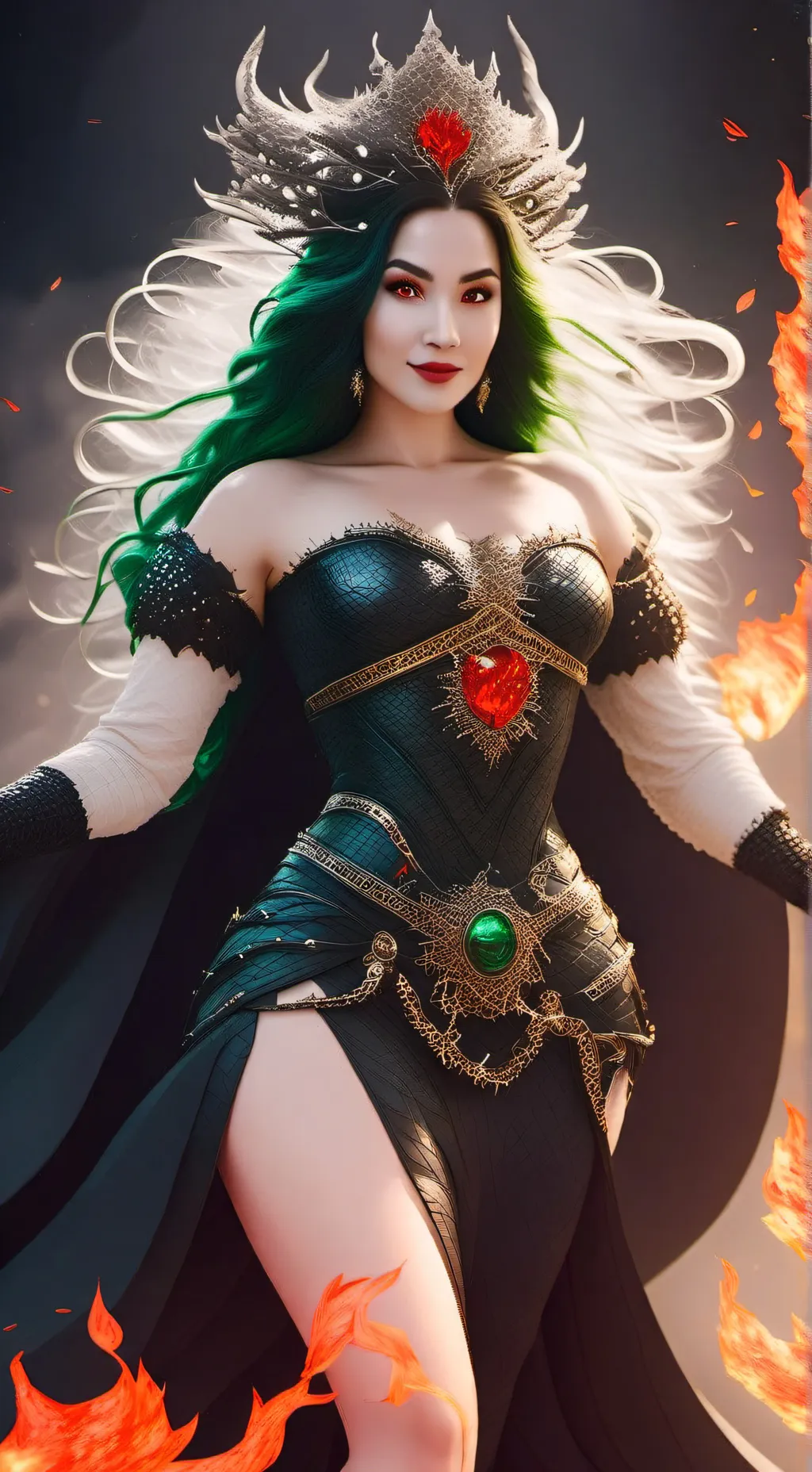 ai character: -The Dragon Queen- background