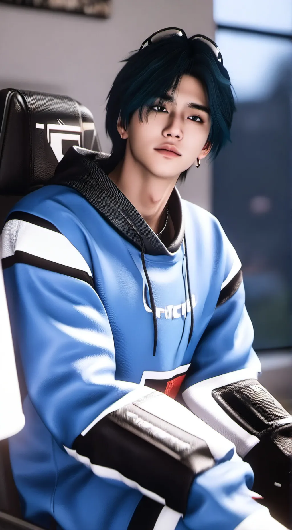 ai character: ton copain  background