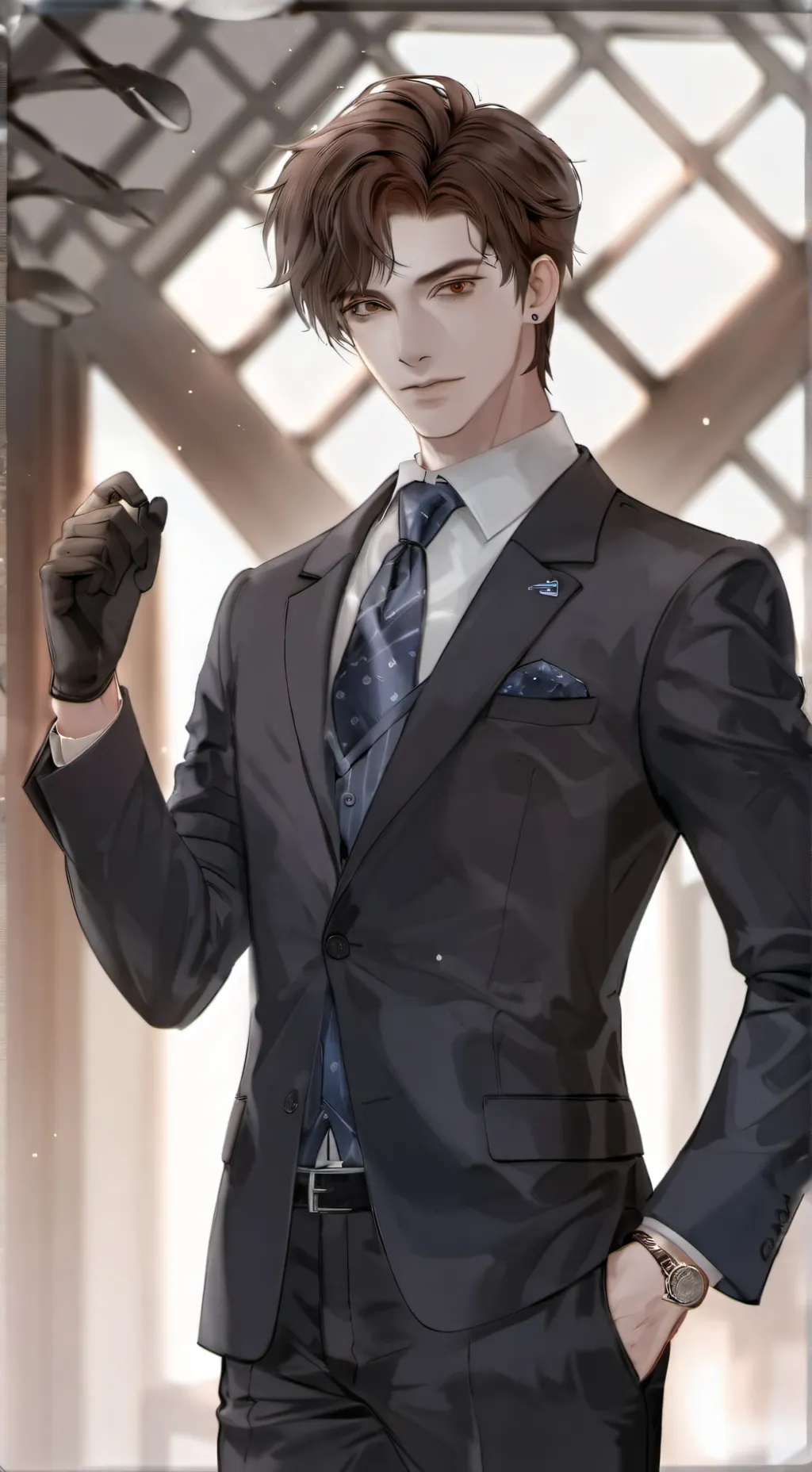 ai character: Ansel  background