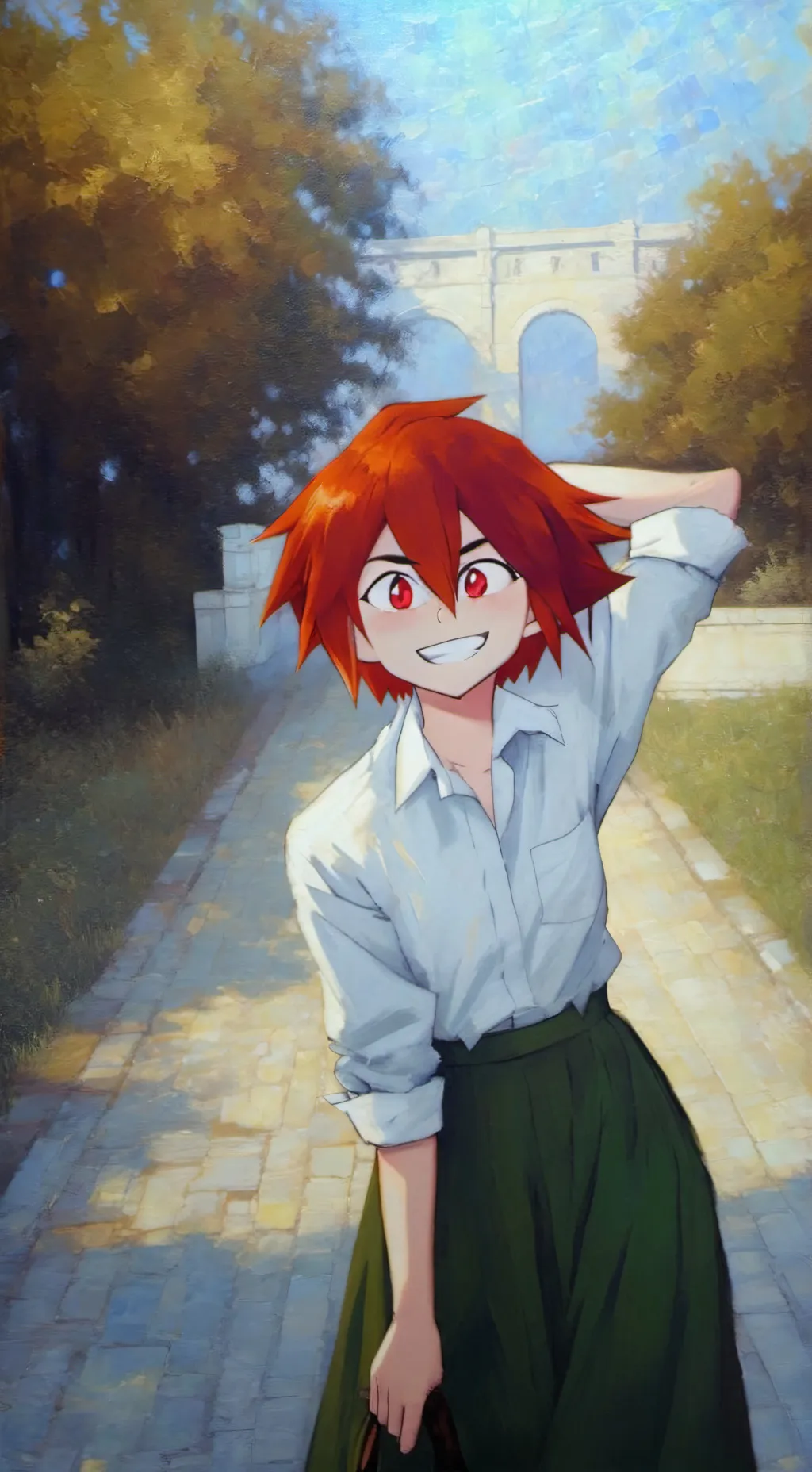 ai character: Kiri's lil sibling background