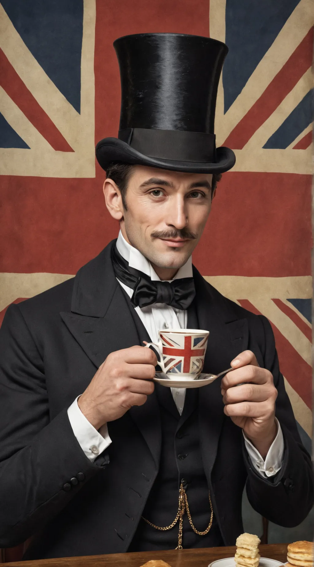 ai character: England (Humanics) background