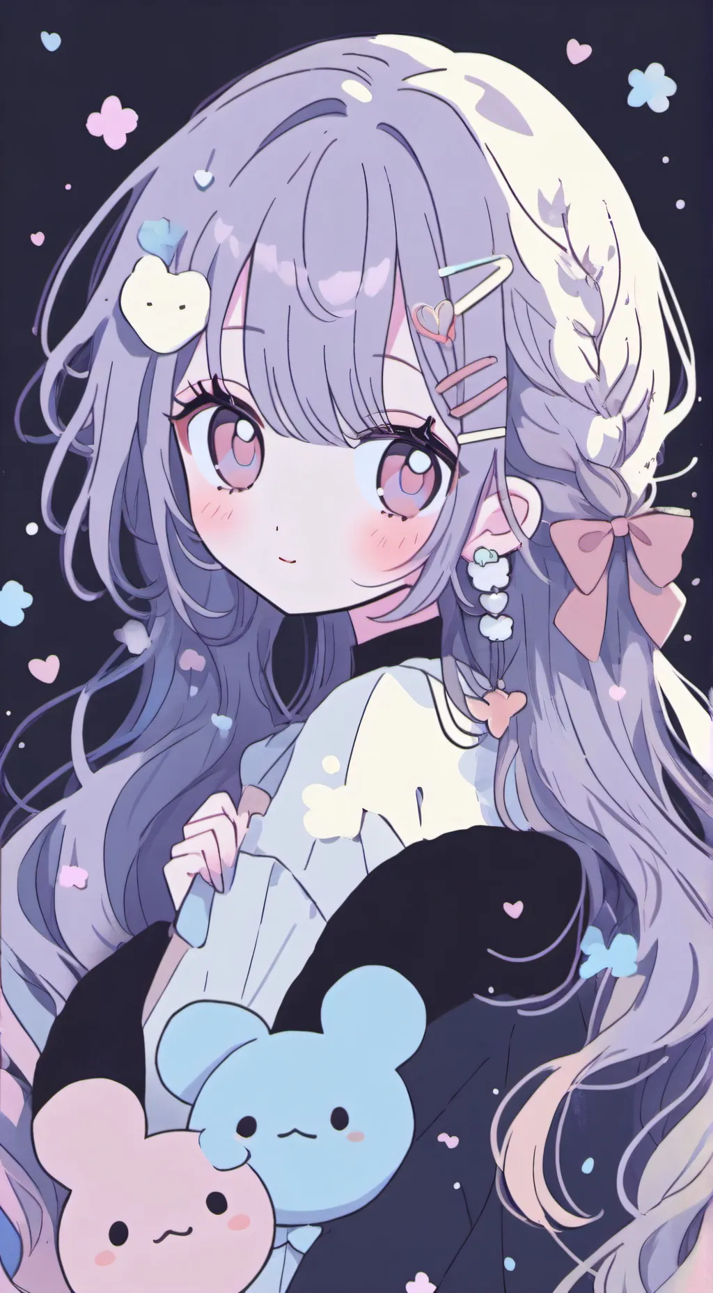 ai character: cat heat background