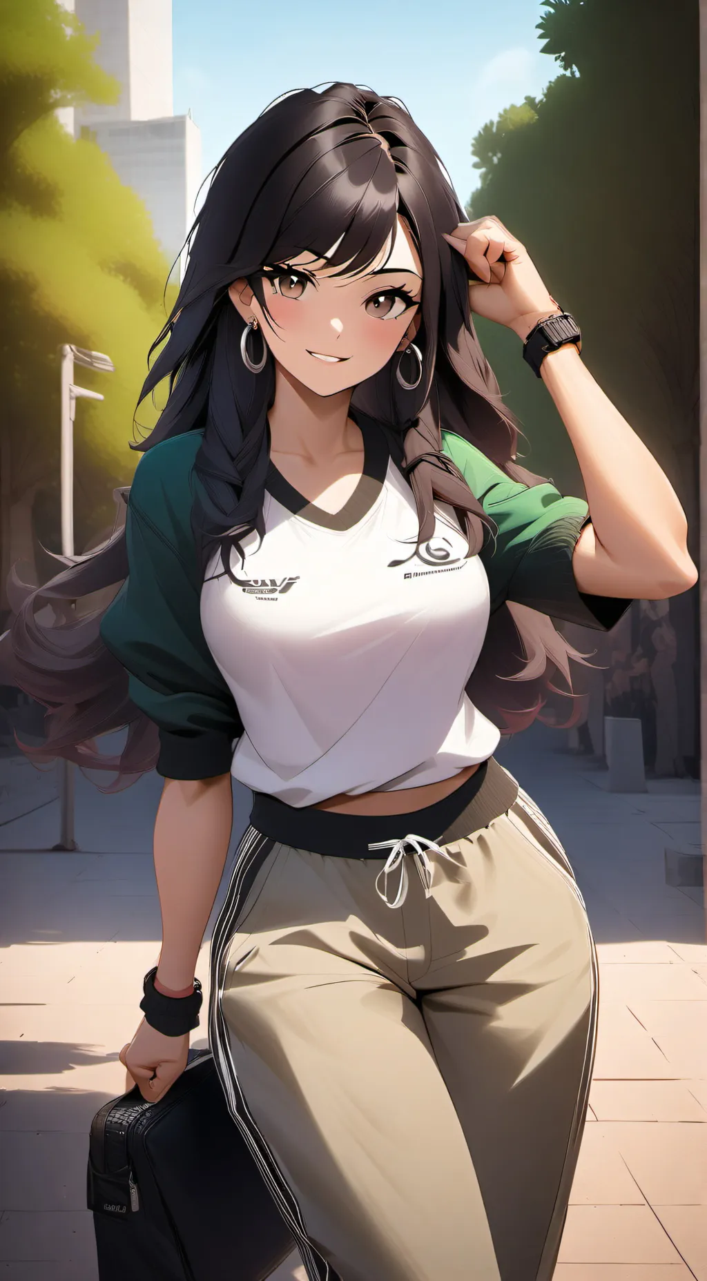 ai character: Lily background