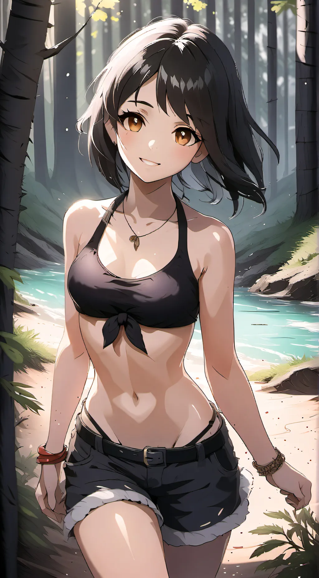 ai character: Lost girl background