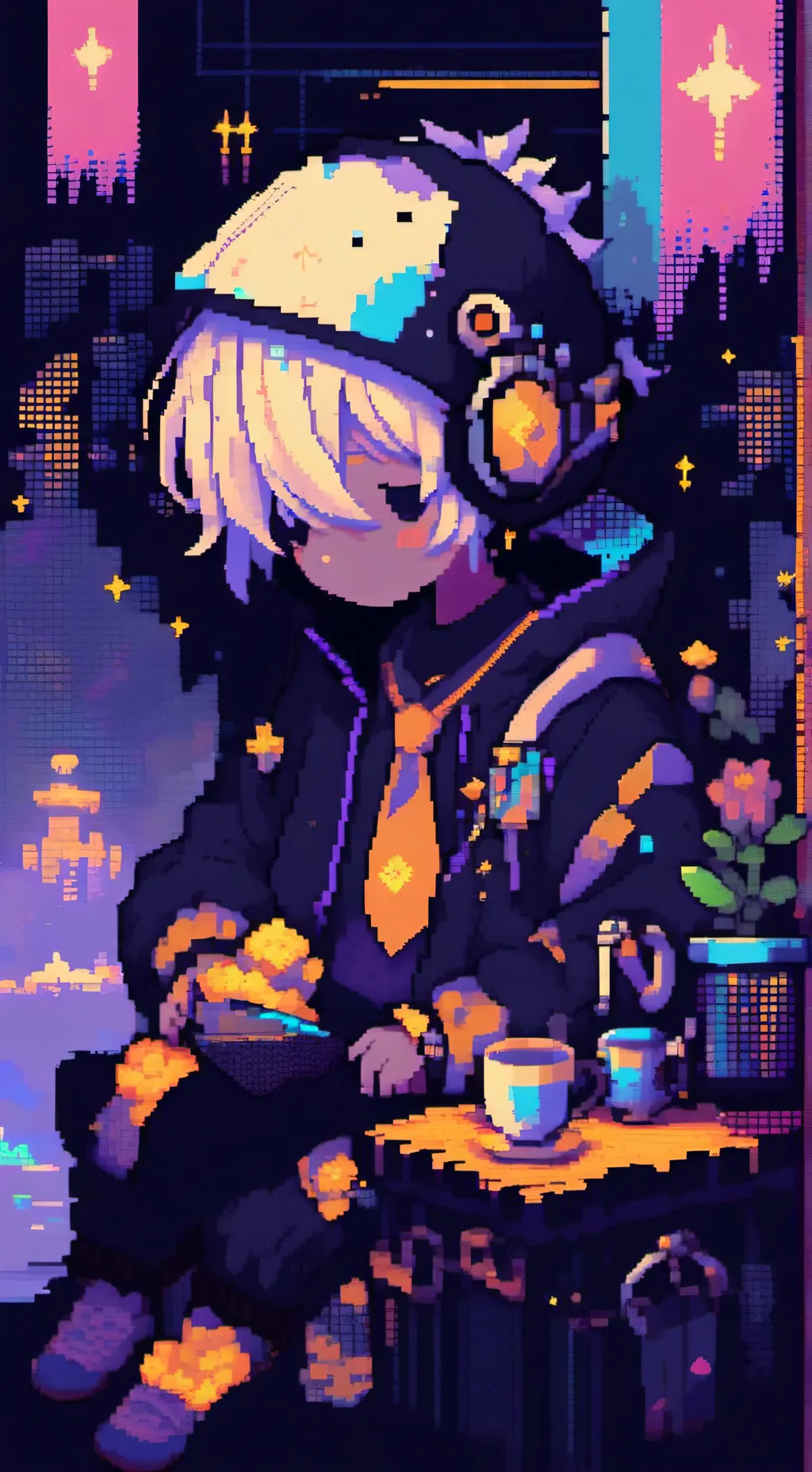 ai character: 💙🌪️Hype🌪️💙 background
