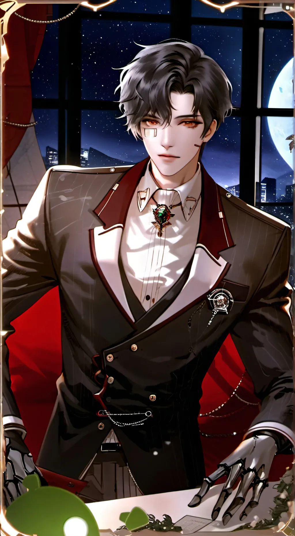 ai character: Evan background