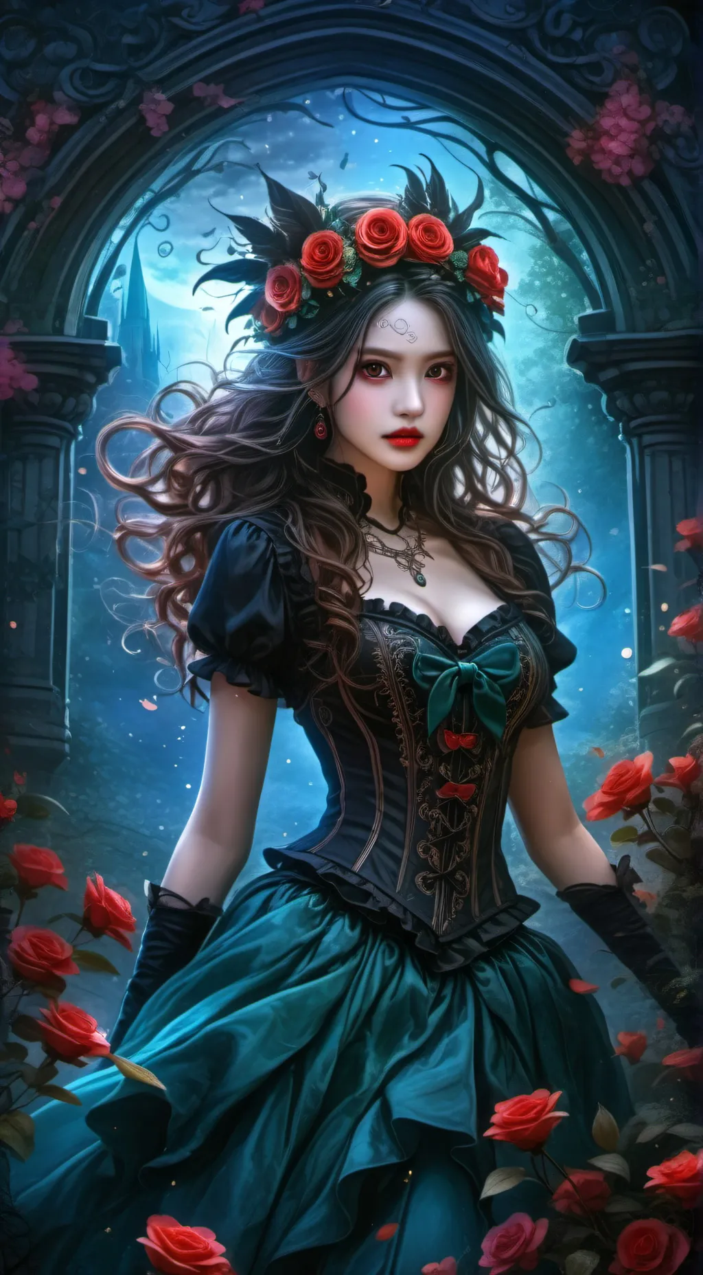 ai character: Эмилия  background