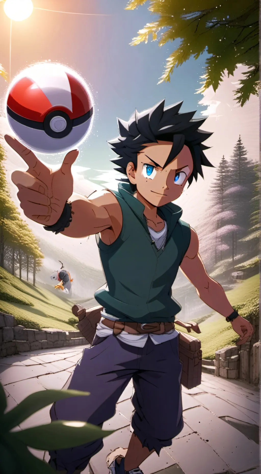 ai character: Goh background