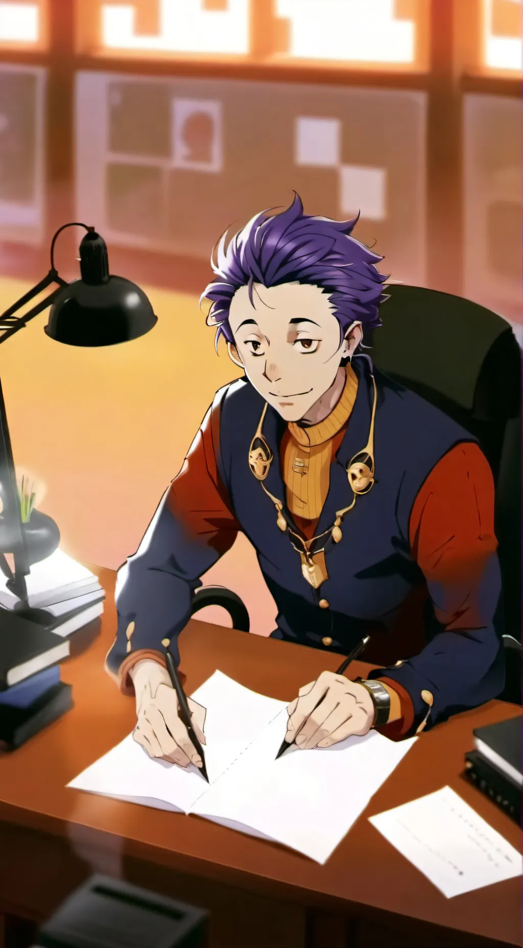 ai character: Mayor Dotour background