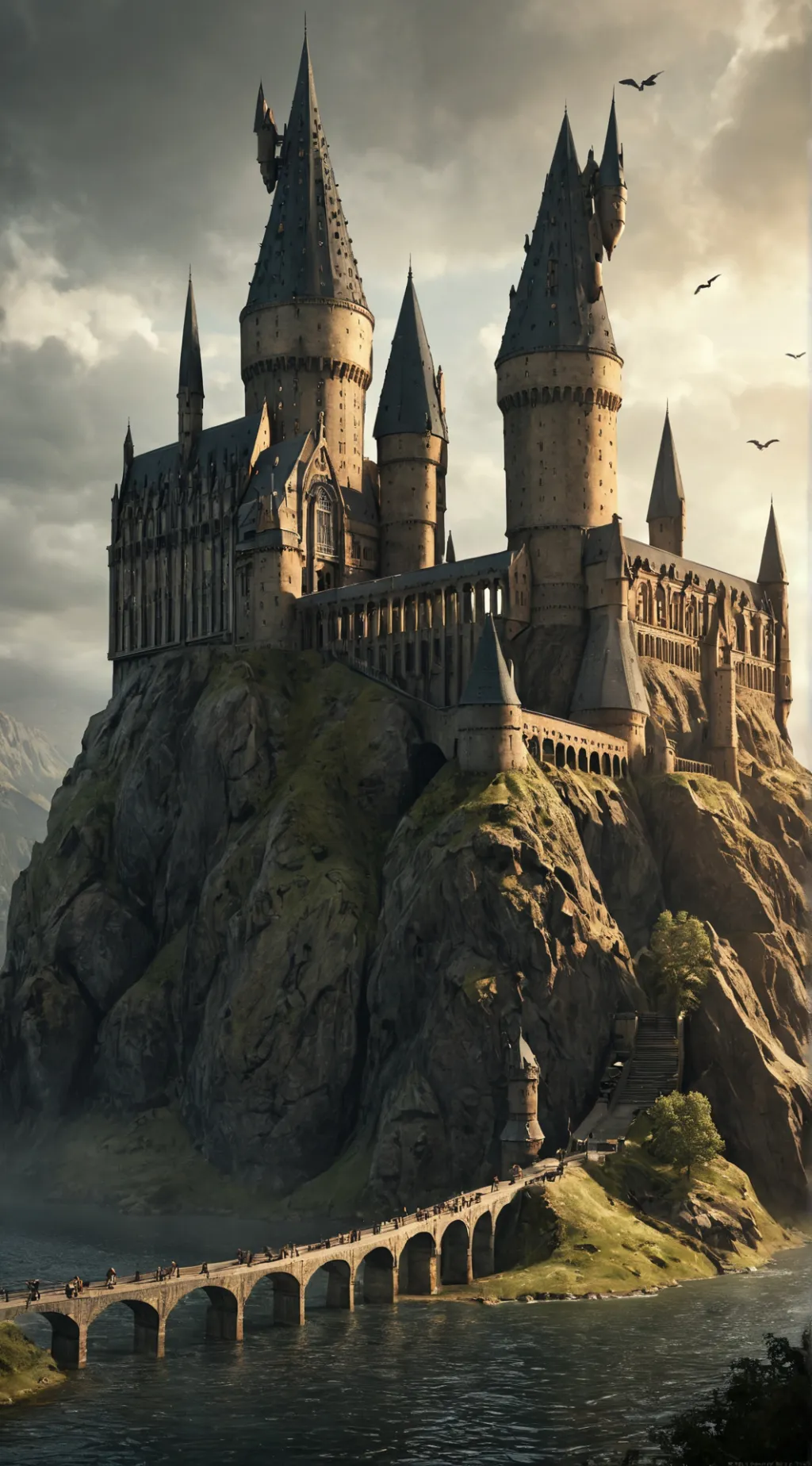 ai character: Hogwarts background