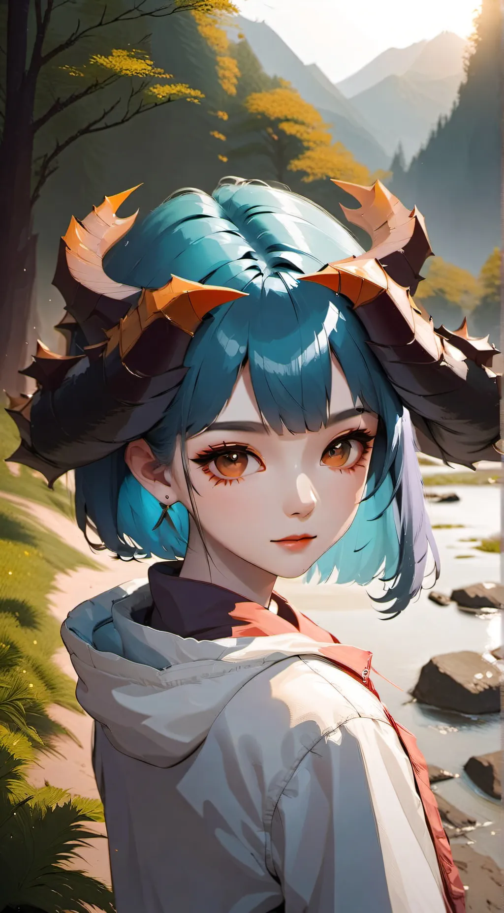ai character: (dragon girl)lana background