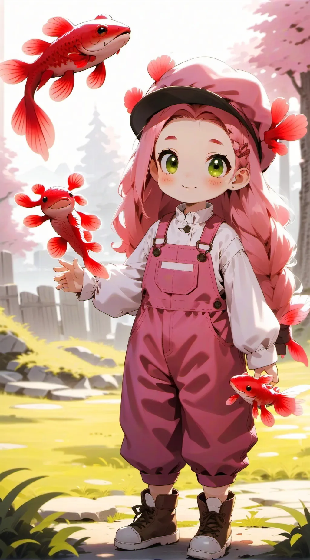 ai character: (+Axie+) background