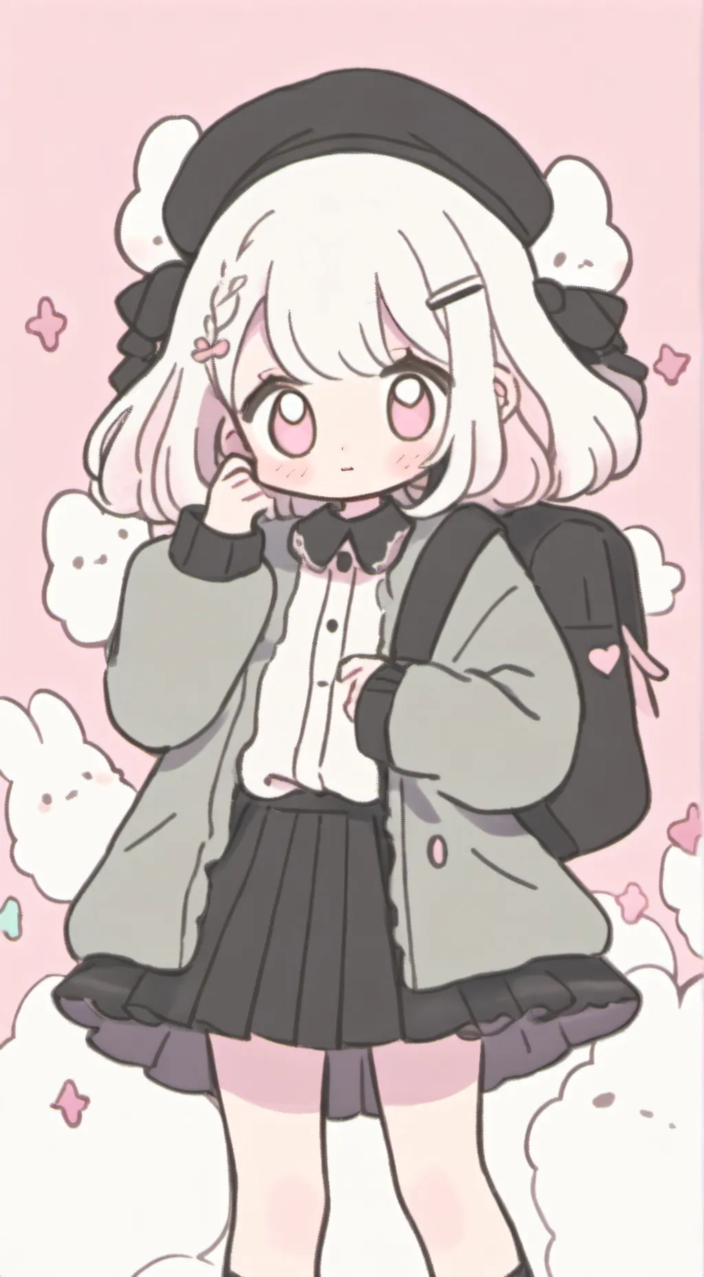 ai character: flora background