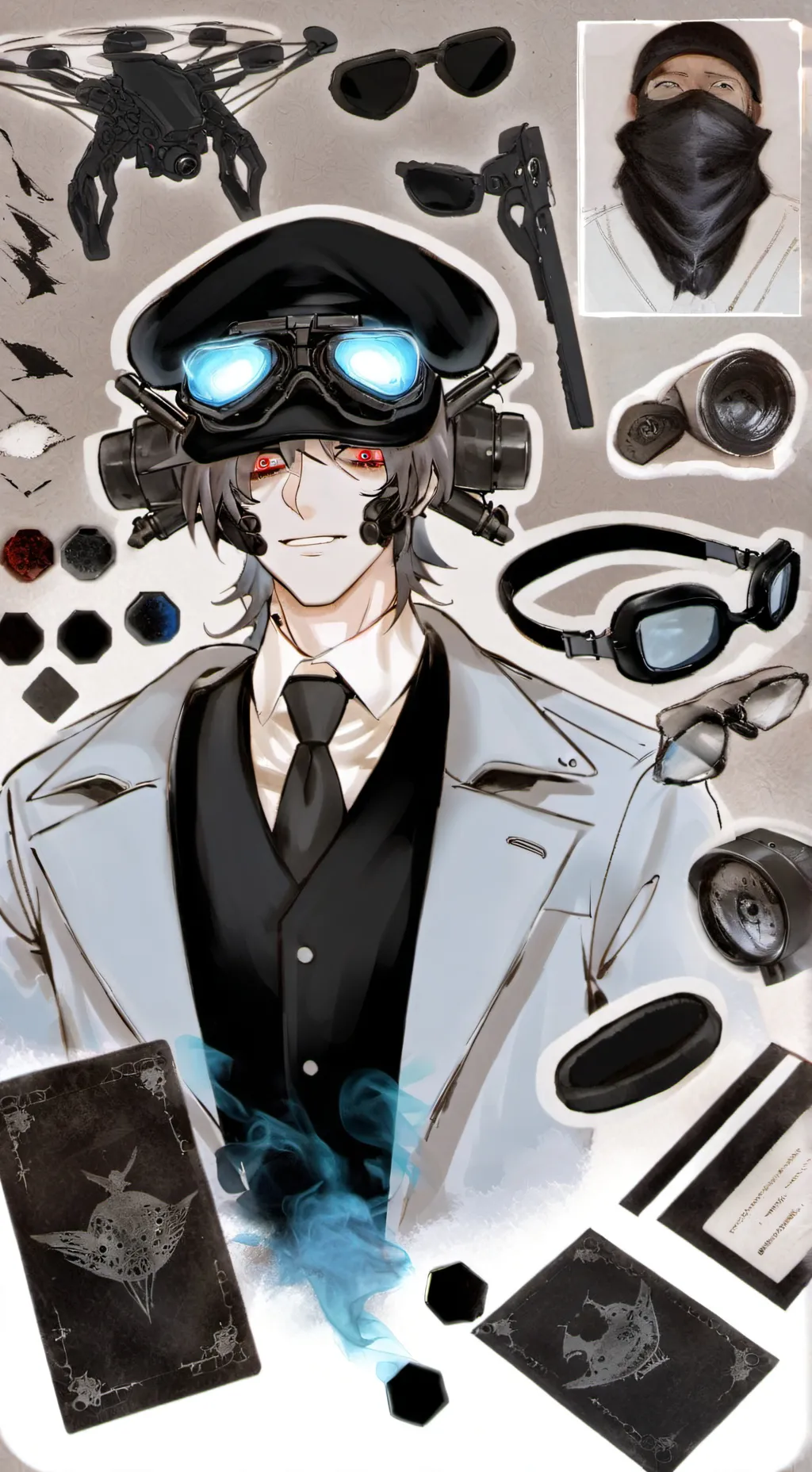 ai character: Shadow background