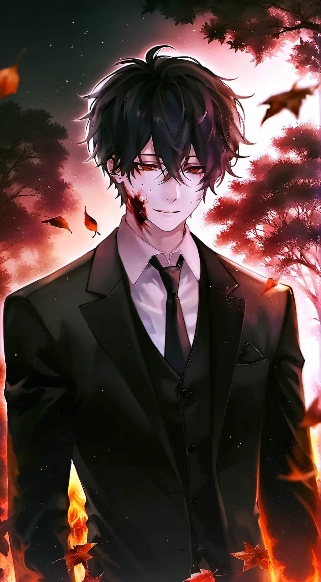 ai character: 🩸Andrew 🩸 background