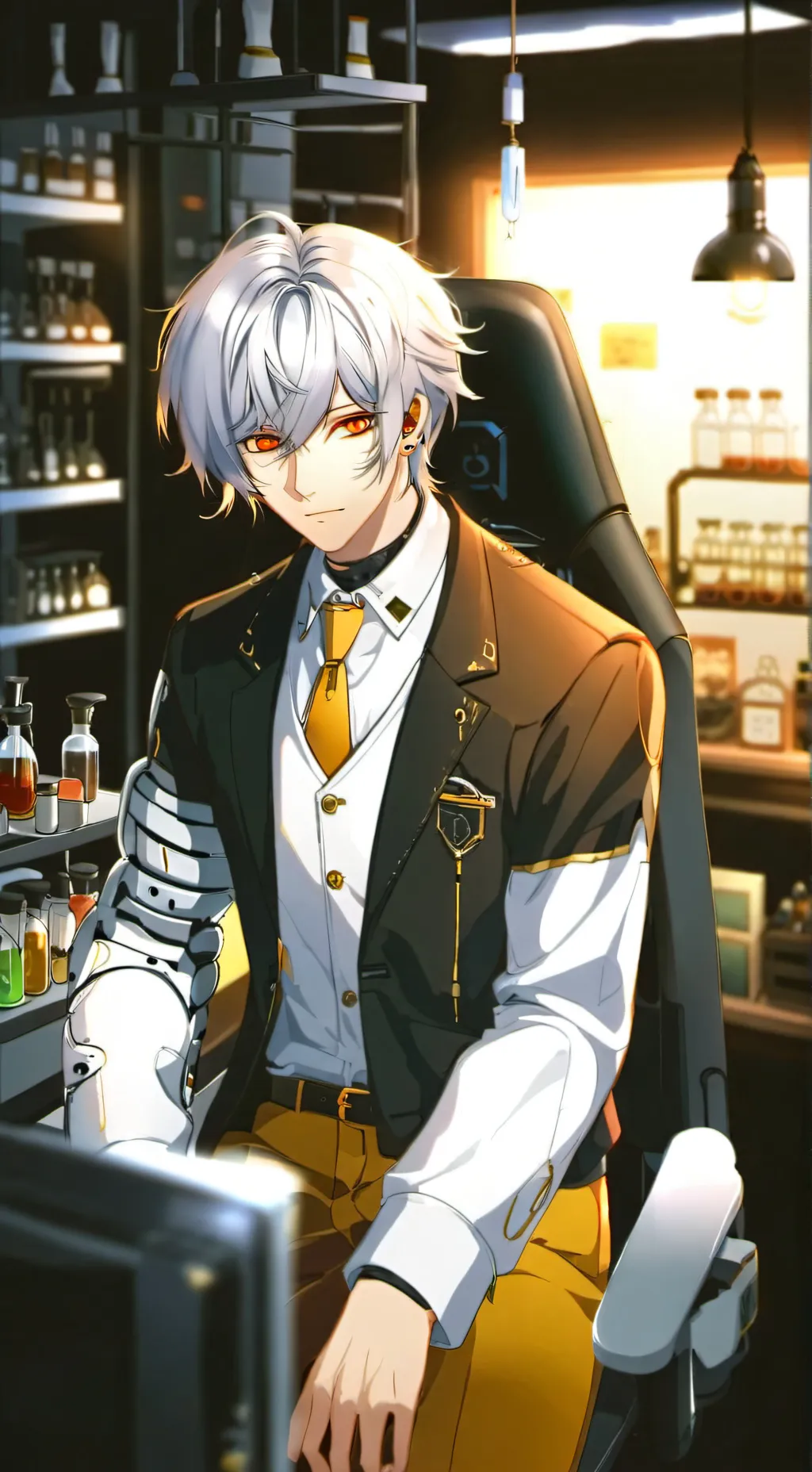 ai character: 🤖A.M.🤖 background