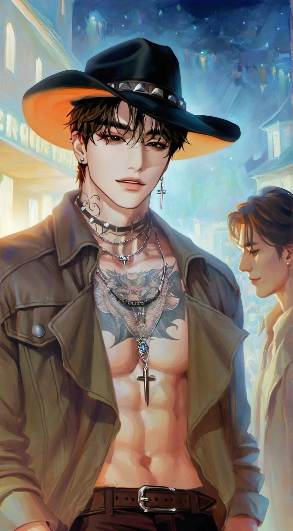 ai character: Milton background
