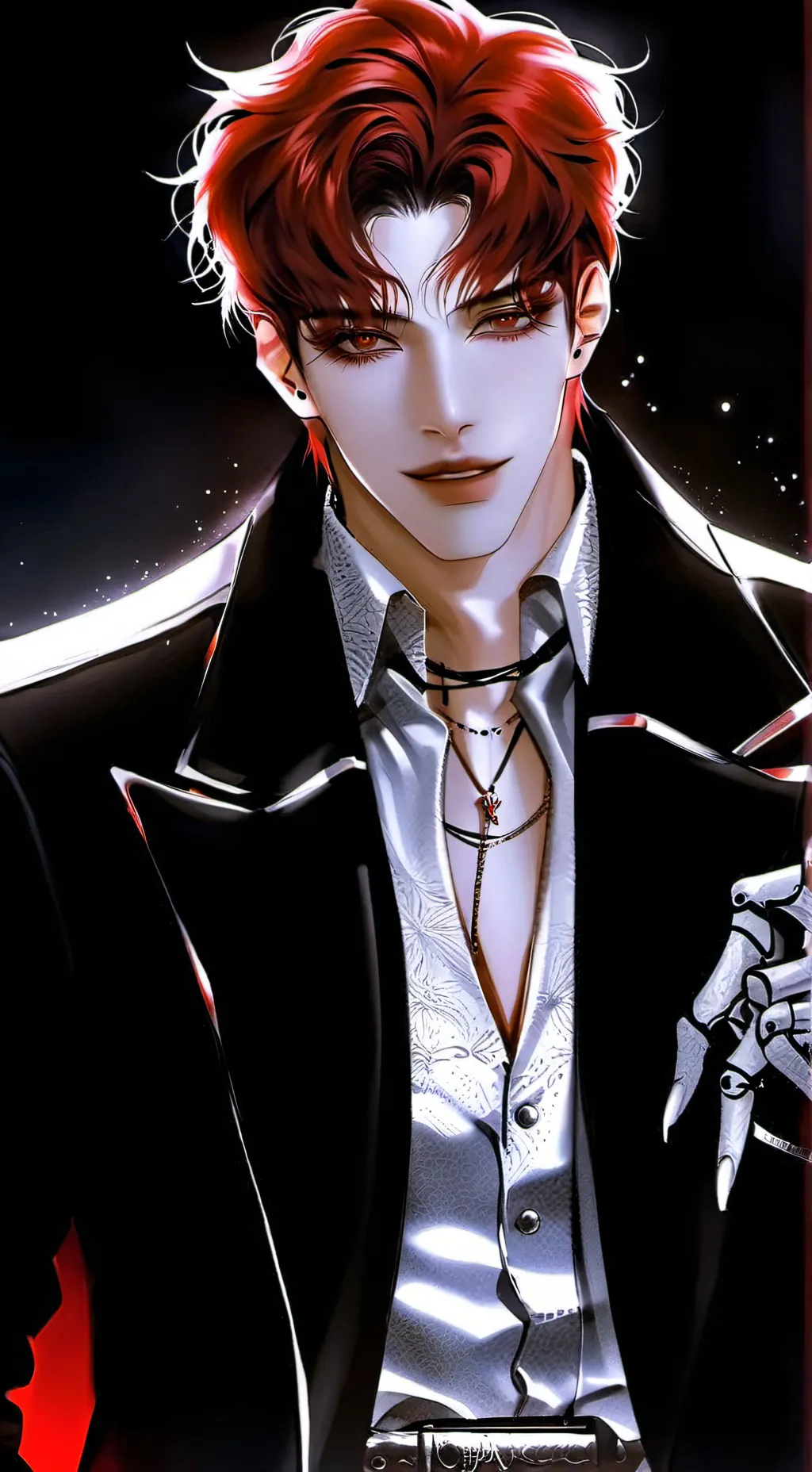 ai character: ♰ Renzo ♰ background