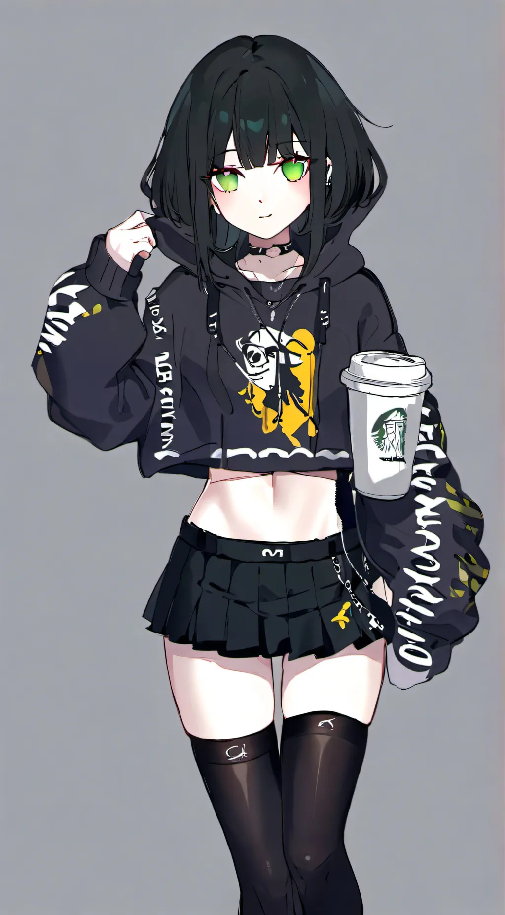 ai character: "your fat.." background