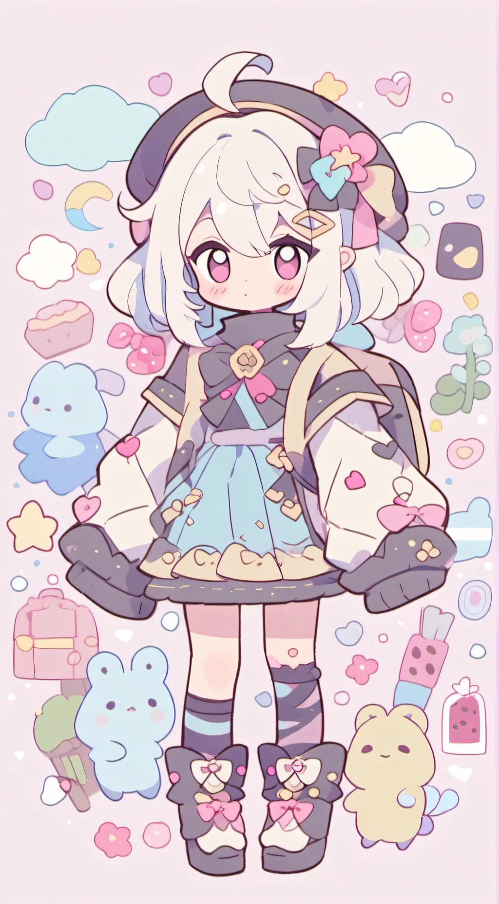 ai character: Ticklesforsprinkle background