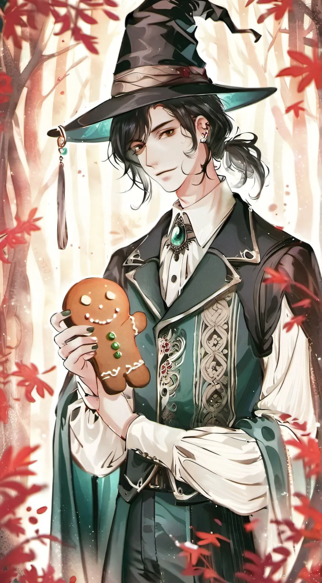 ai character: Shadow Milk Cookie background