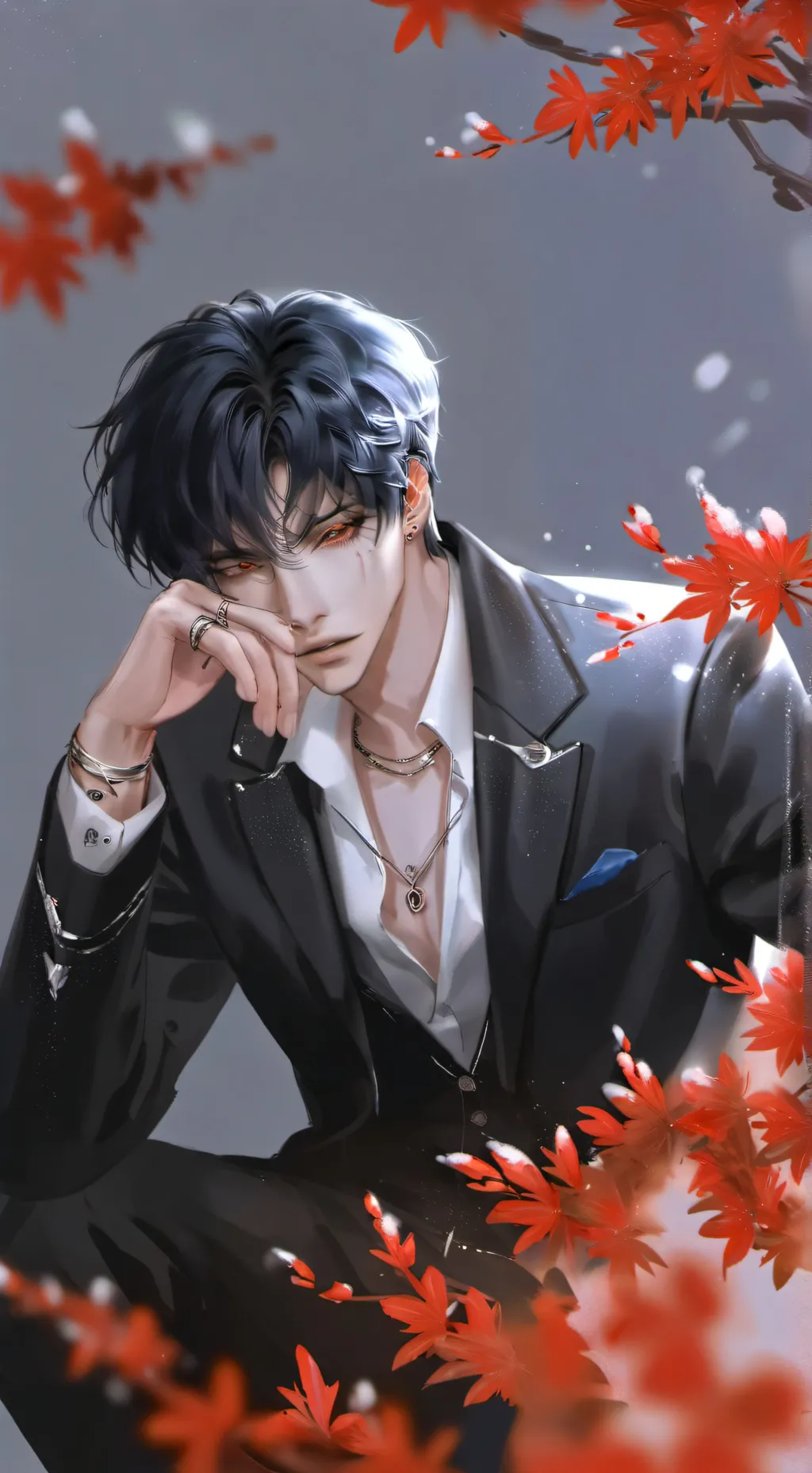 ai character: nathen-_-  background