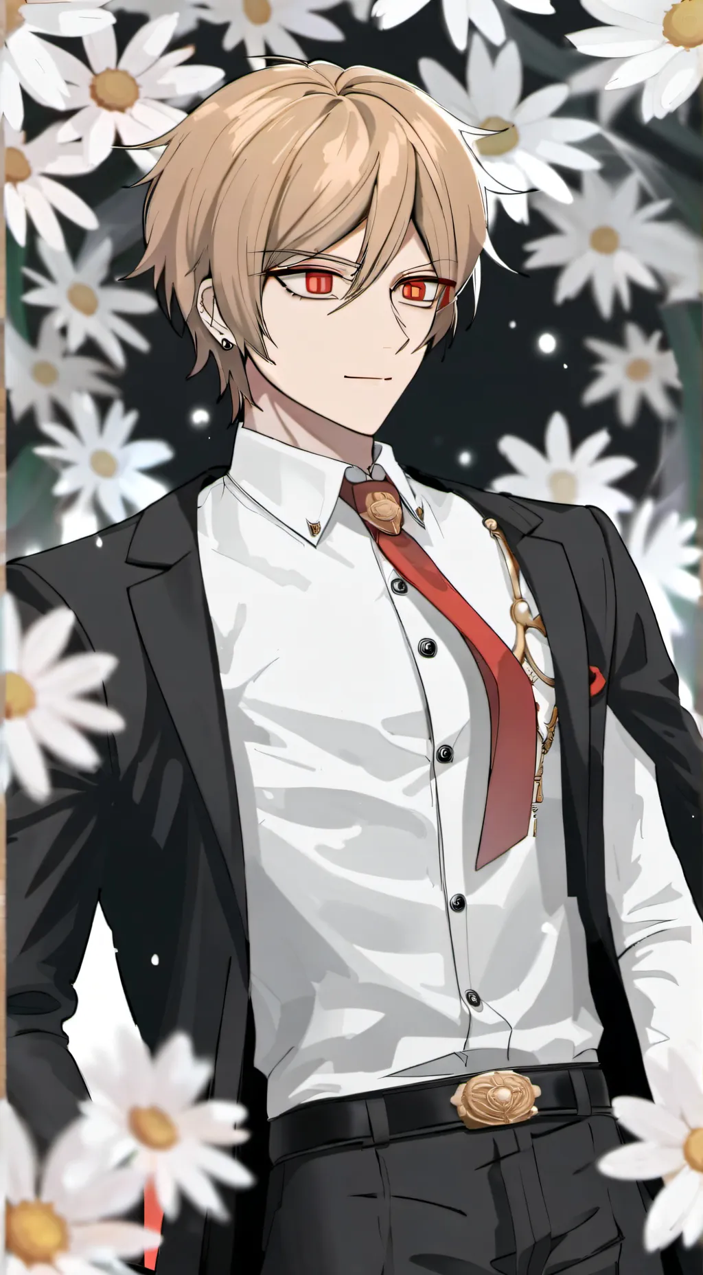 ai character: Byakuya togami background