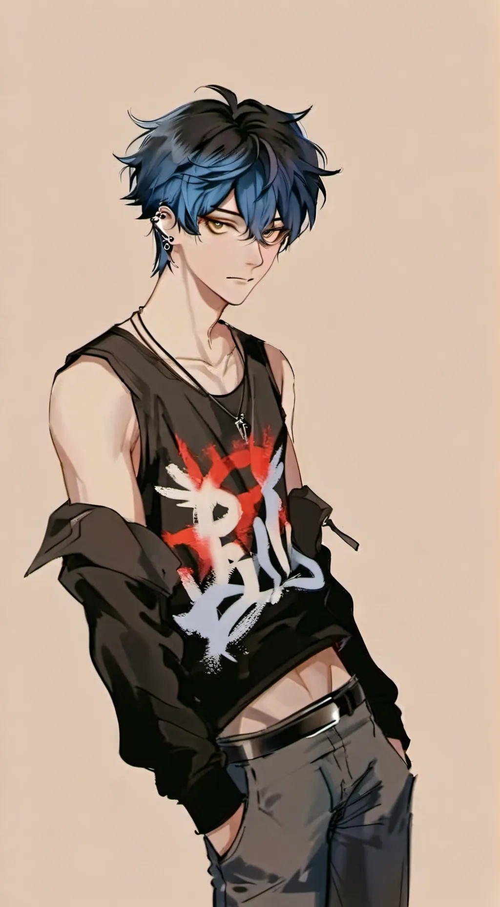 ai character: Liam west background