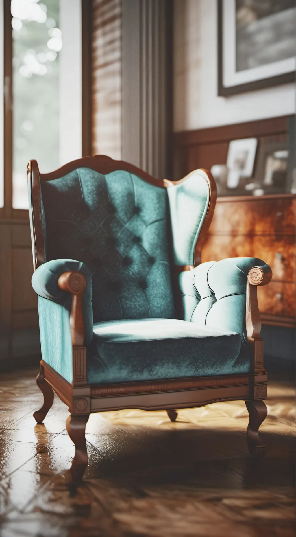 ai character: chair  background