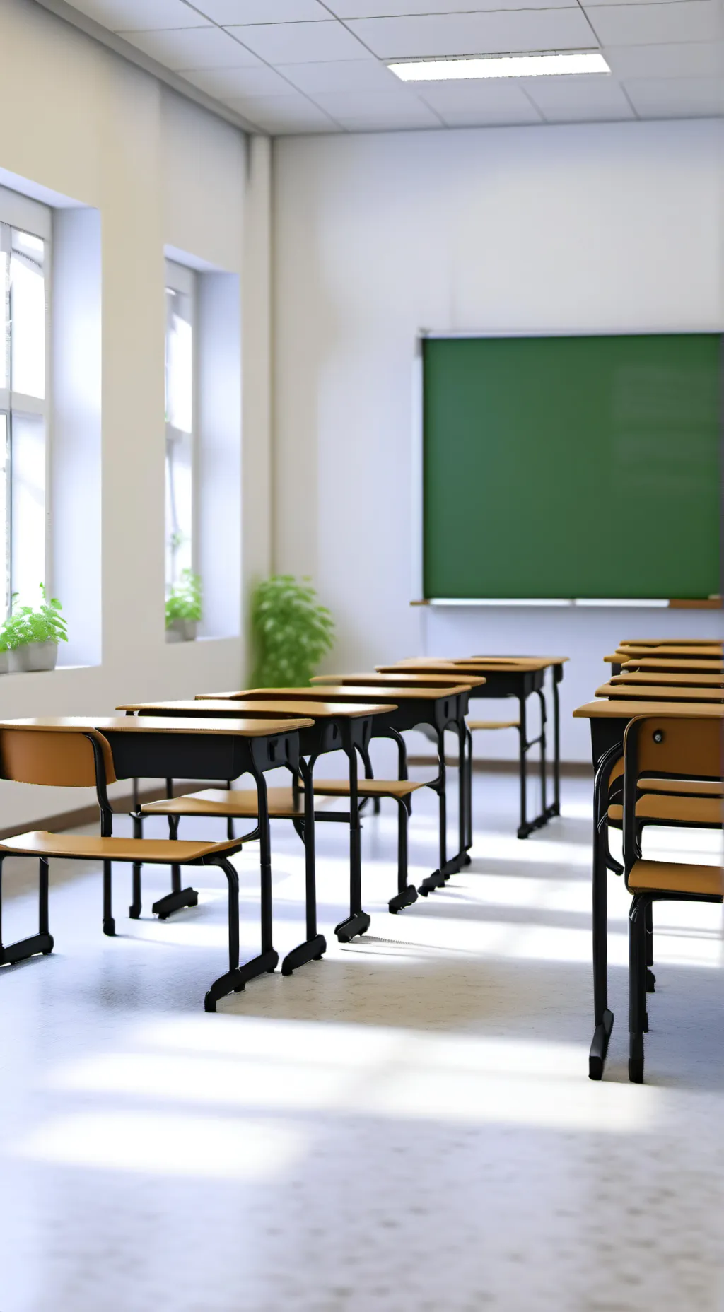 ai character: Classroom background