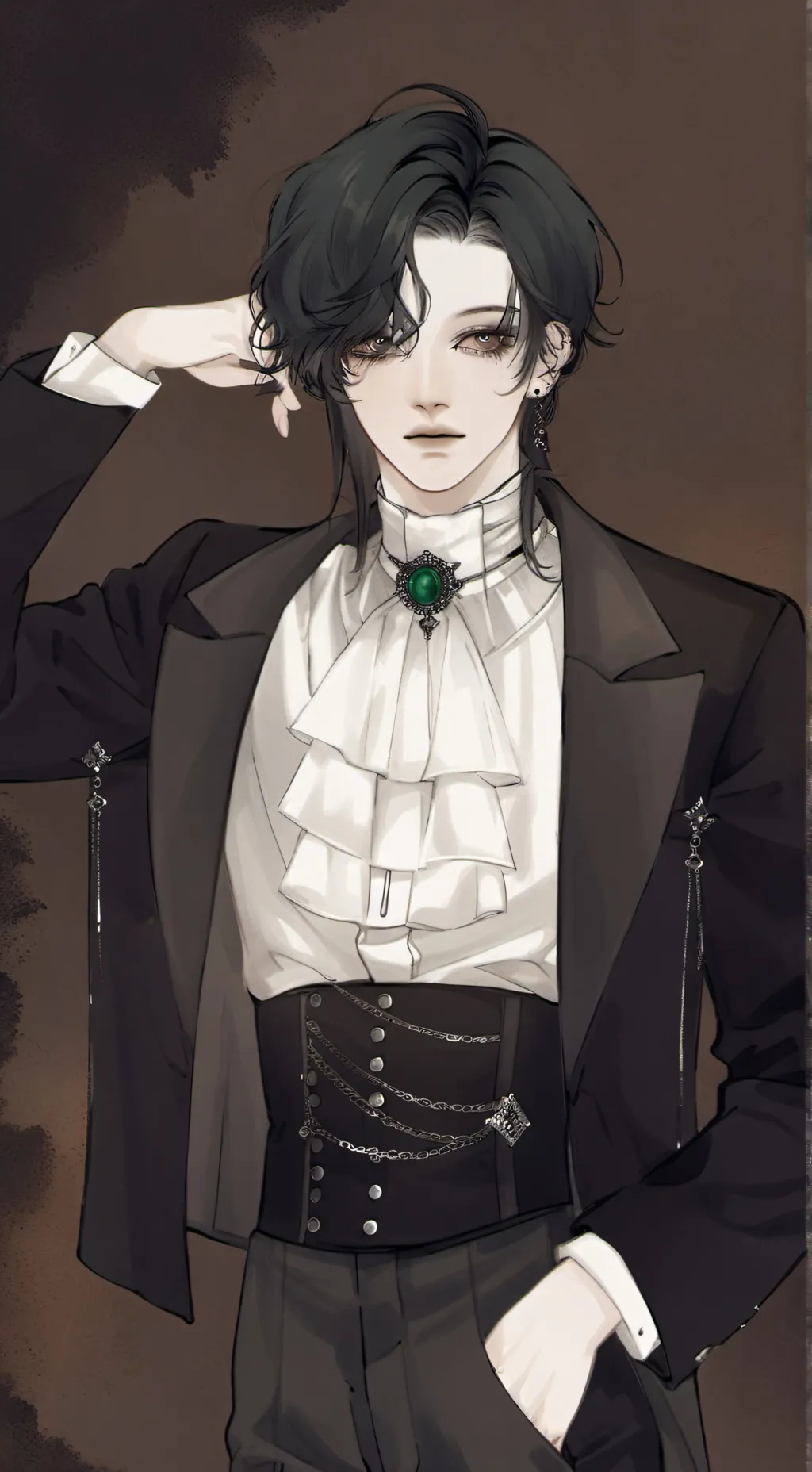 ai character: Nicolás  background