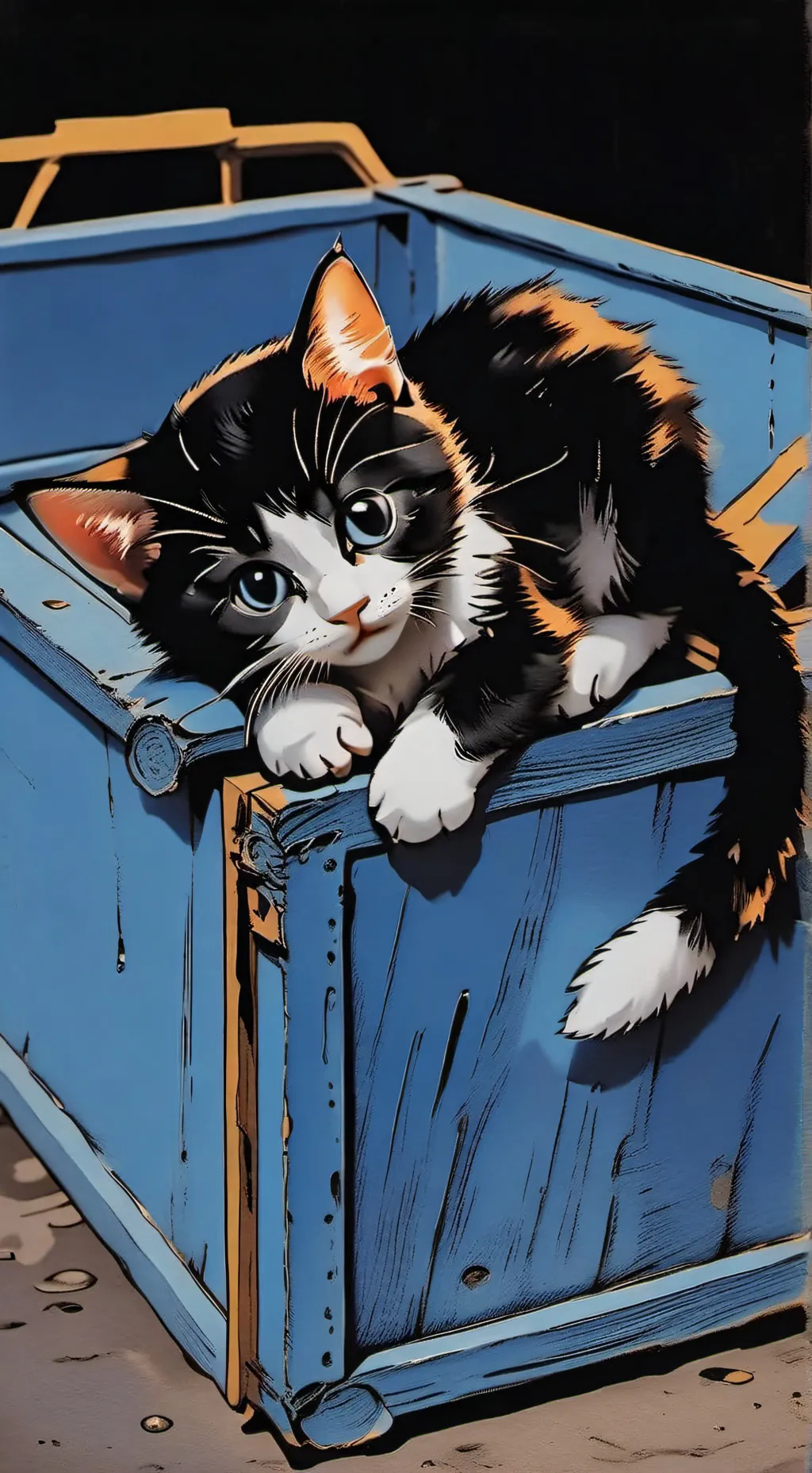 ai character: cat hated background