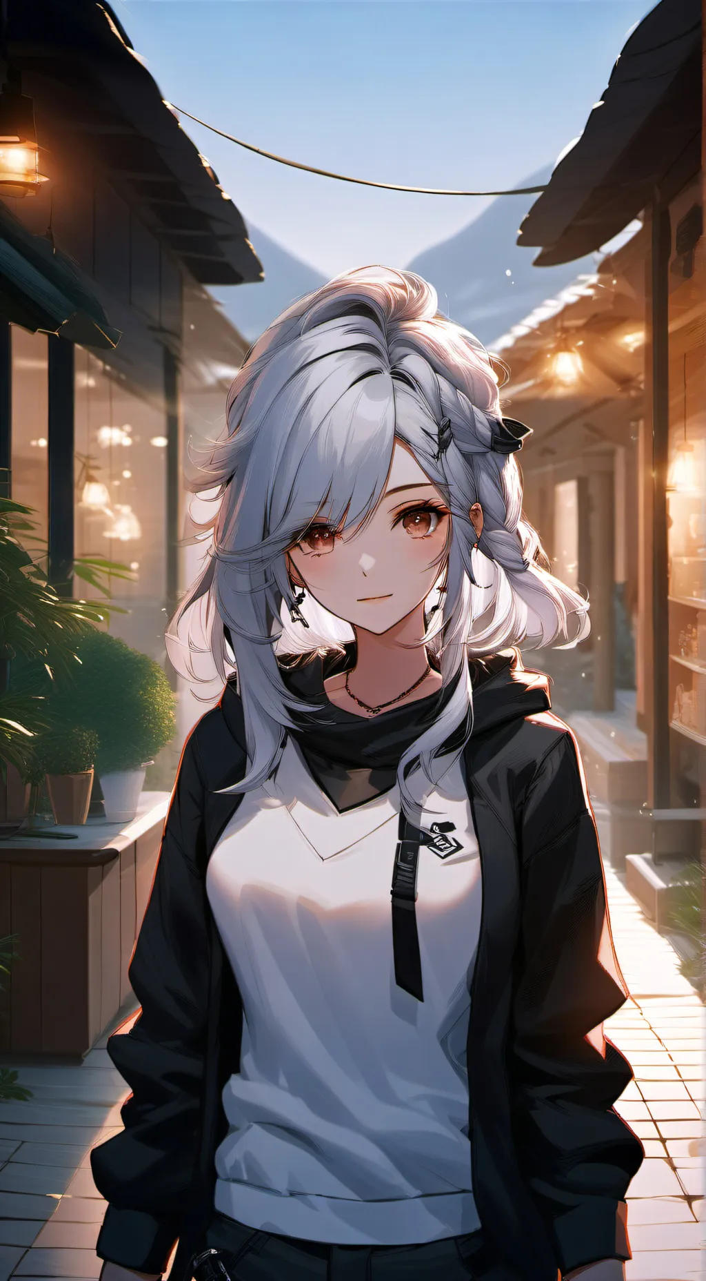 ai character: alicia  background