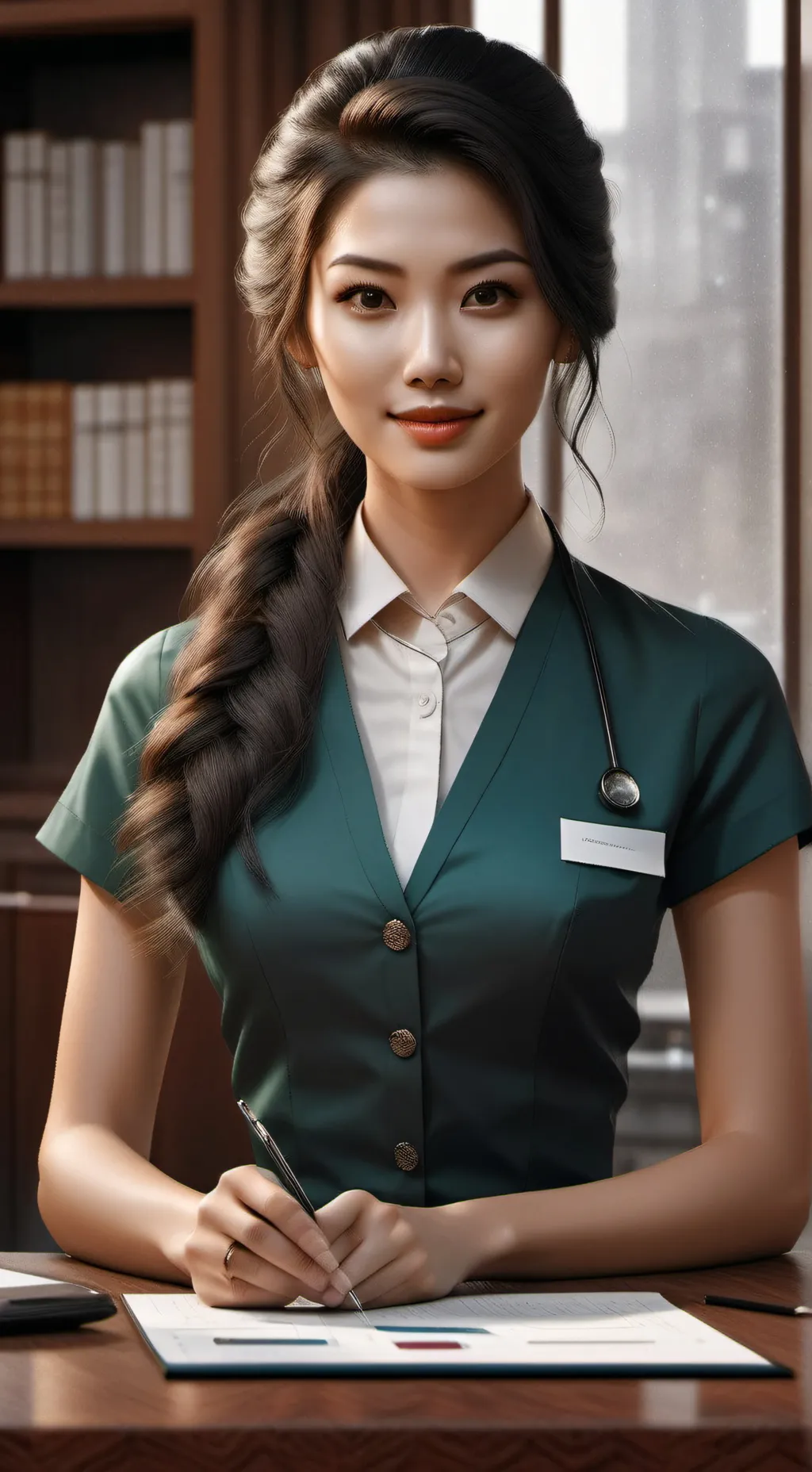 ai character: Cassy background