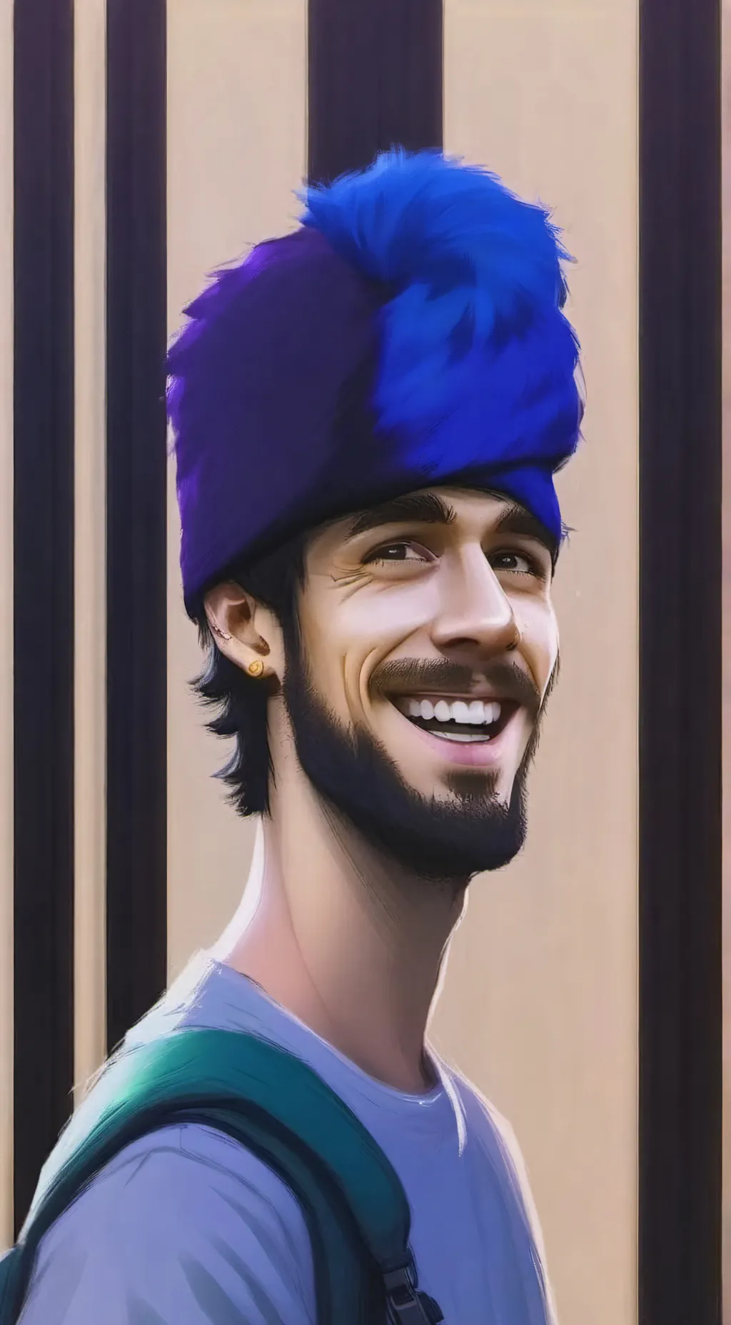 ai character: Ian  background
