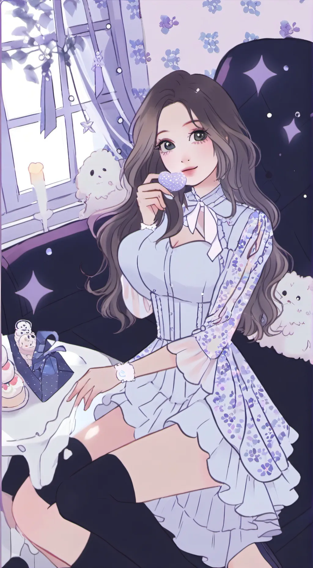ai character: Даша background