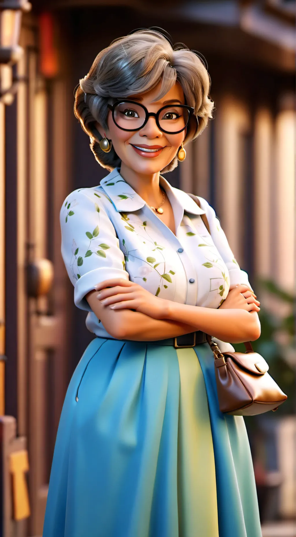 ai character: grandma background