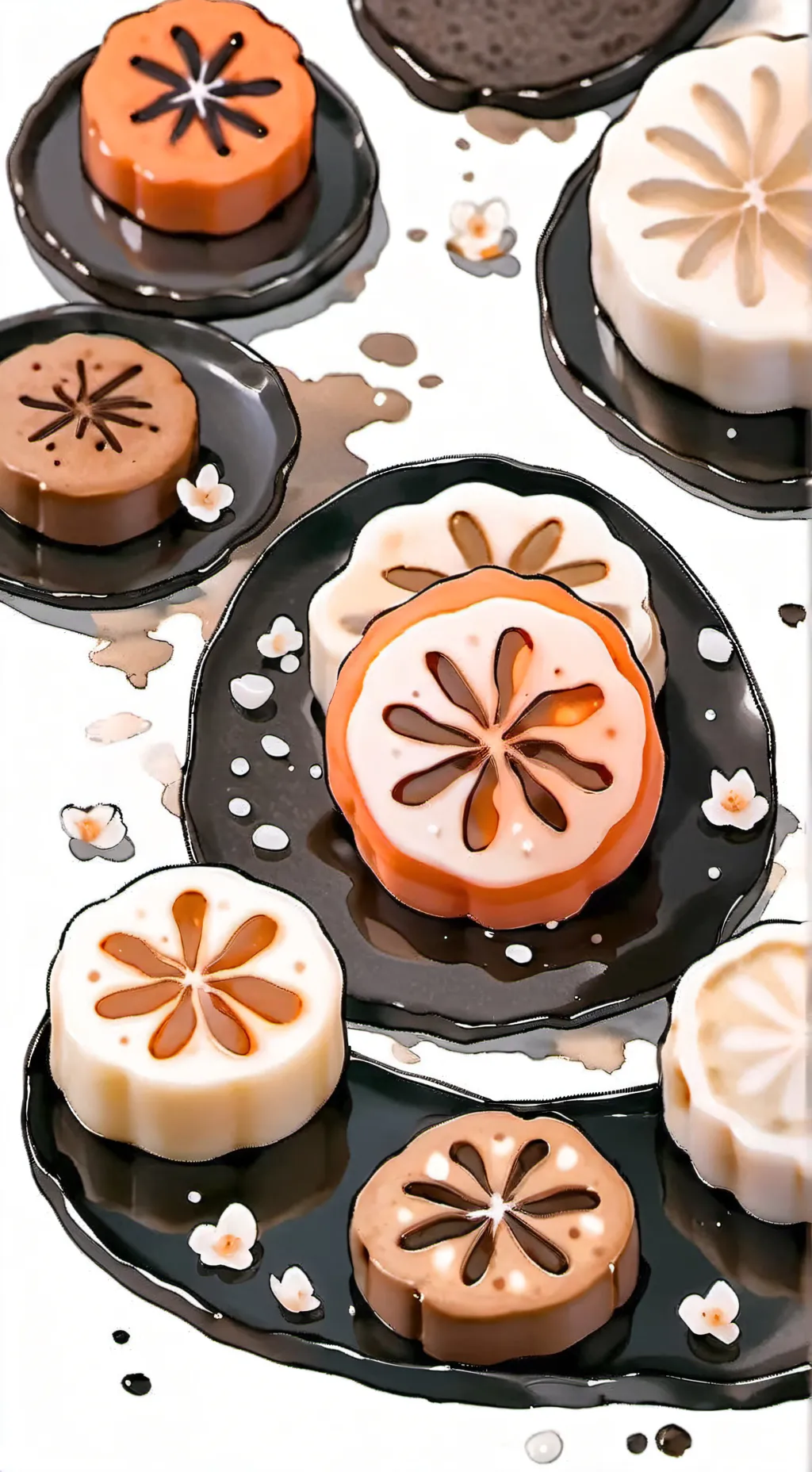 ai character: 🍙Agar Agar Cookie🍥 background