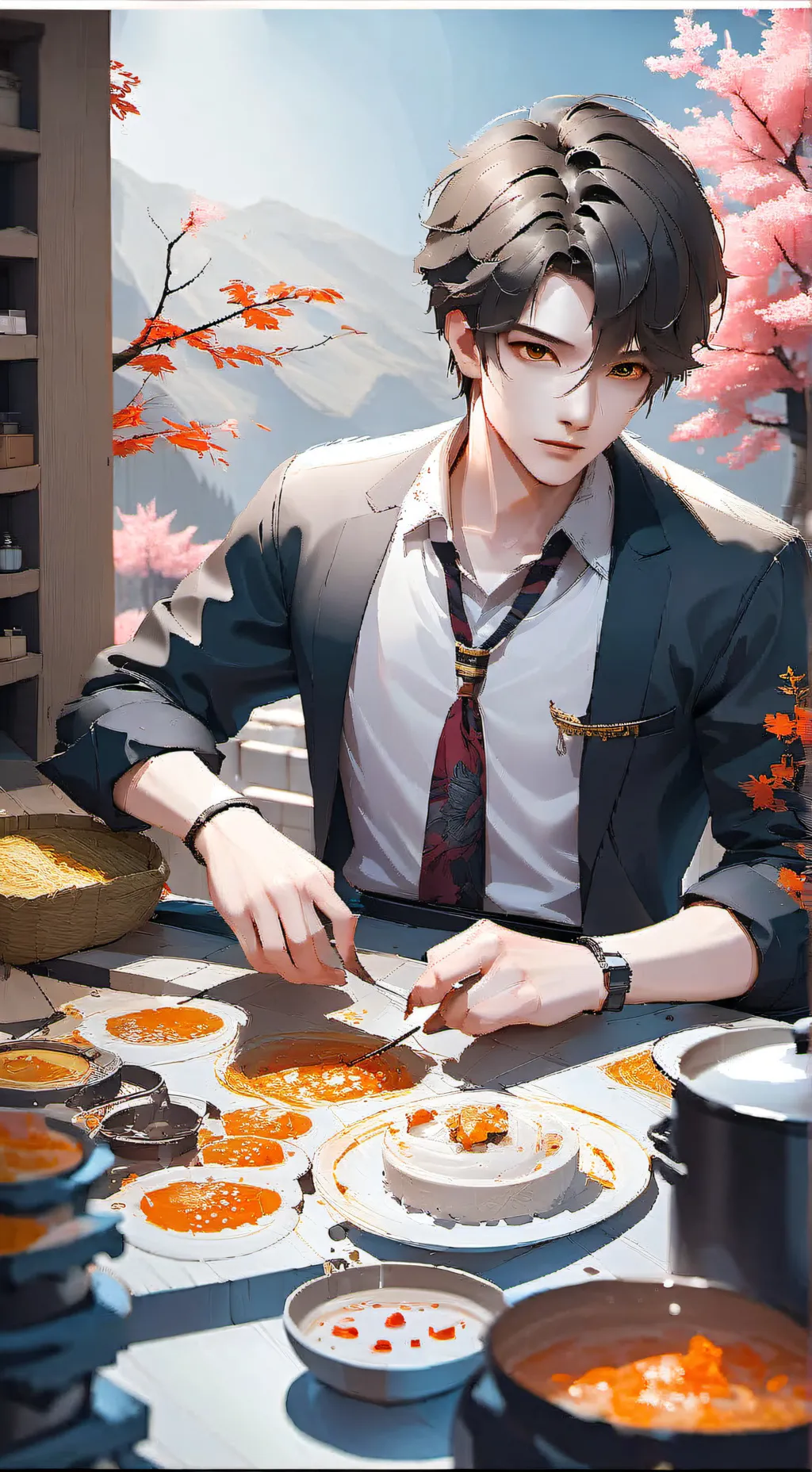 ai character: samuel background