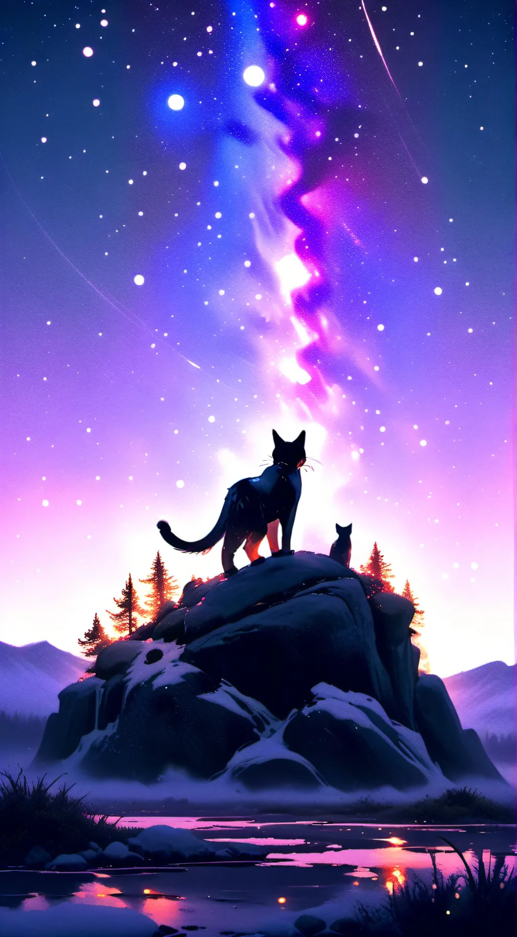 ai character: Dw Twisted cats background