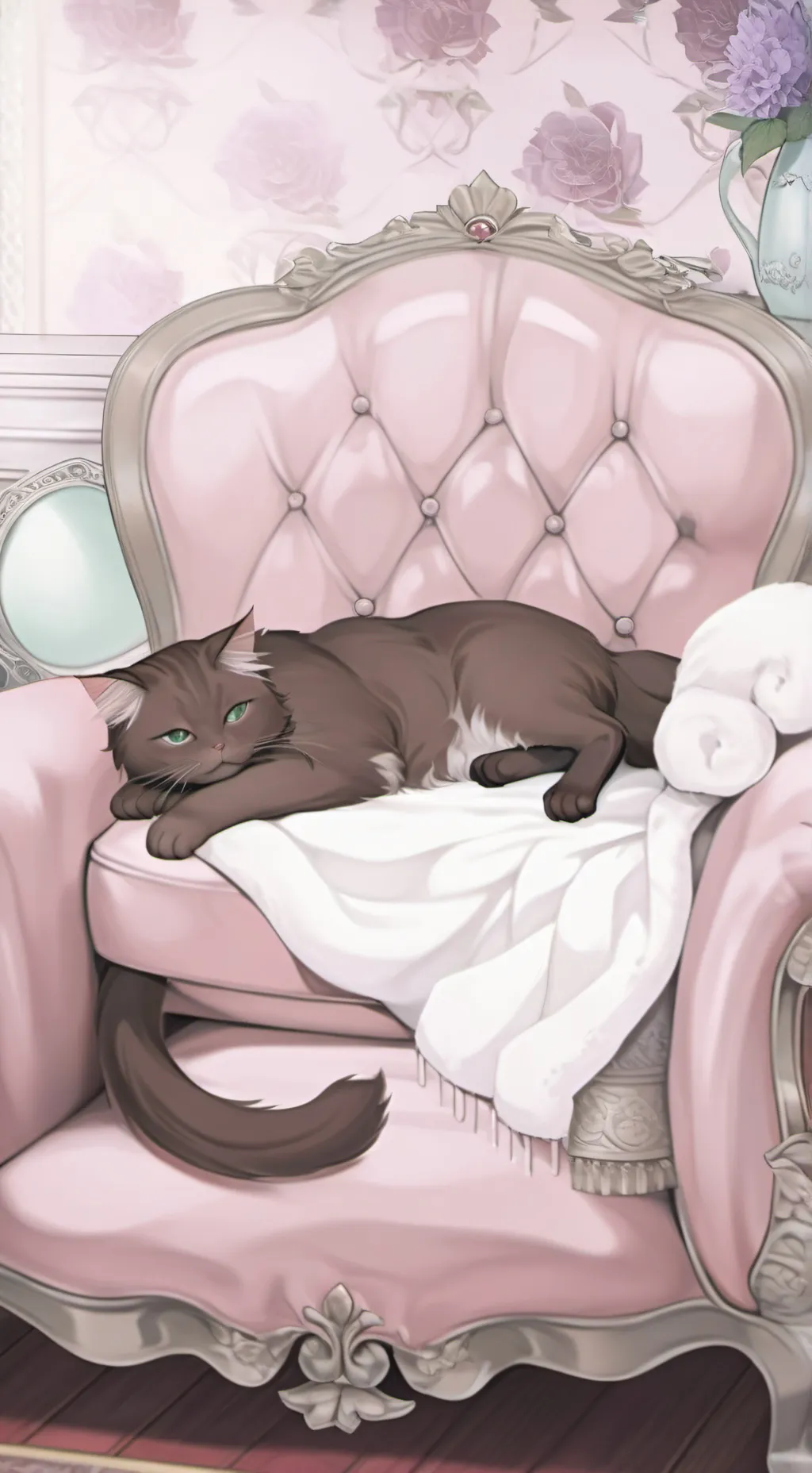 ai character: Cat world background